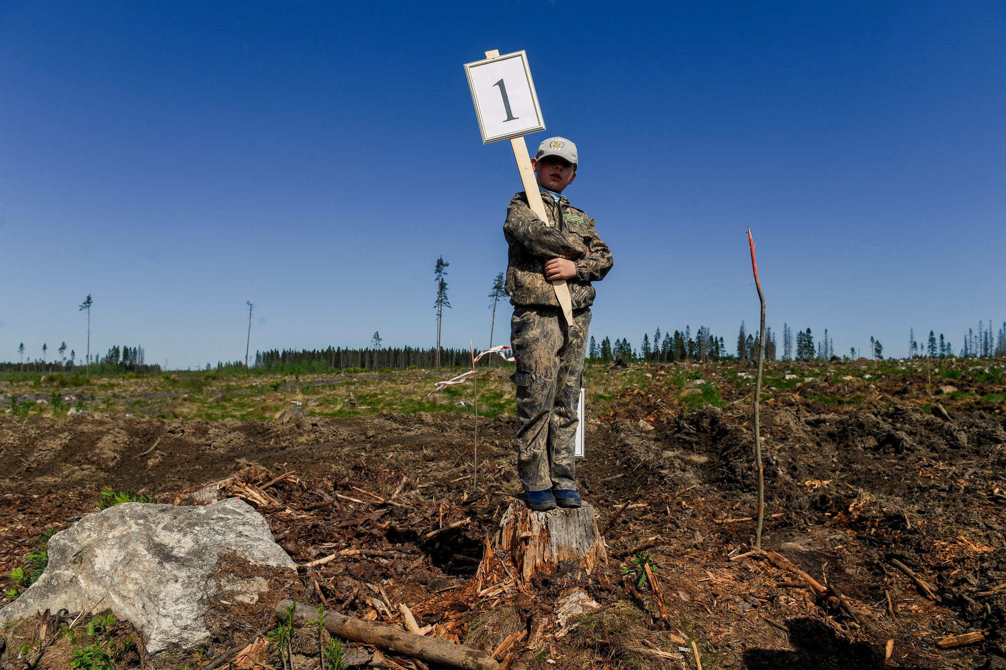 Высадка леса. Документальный фотограф Сергей Вдовин