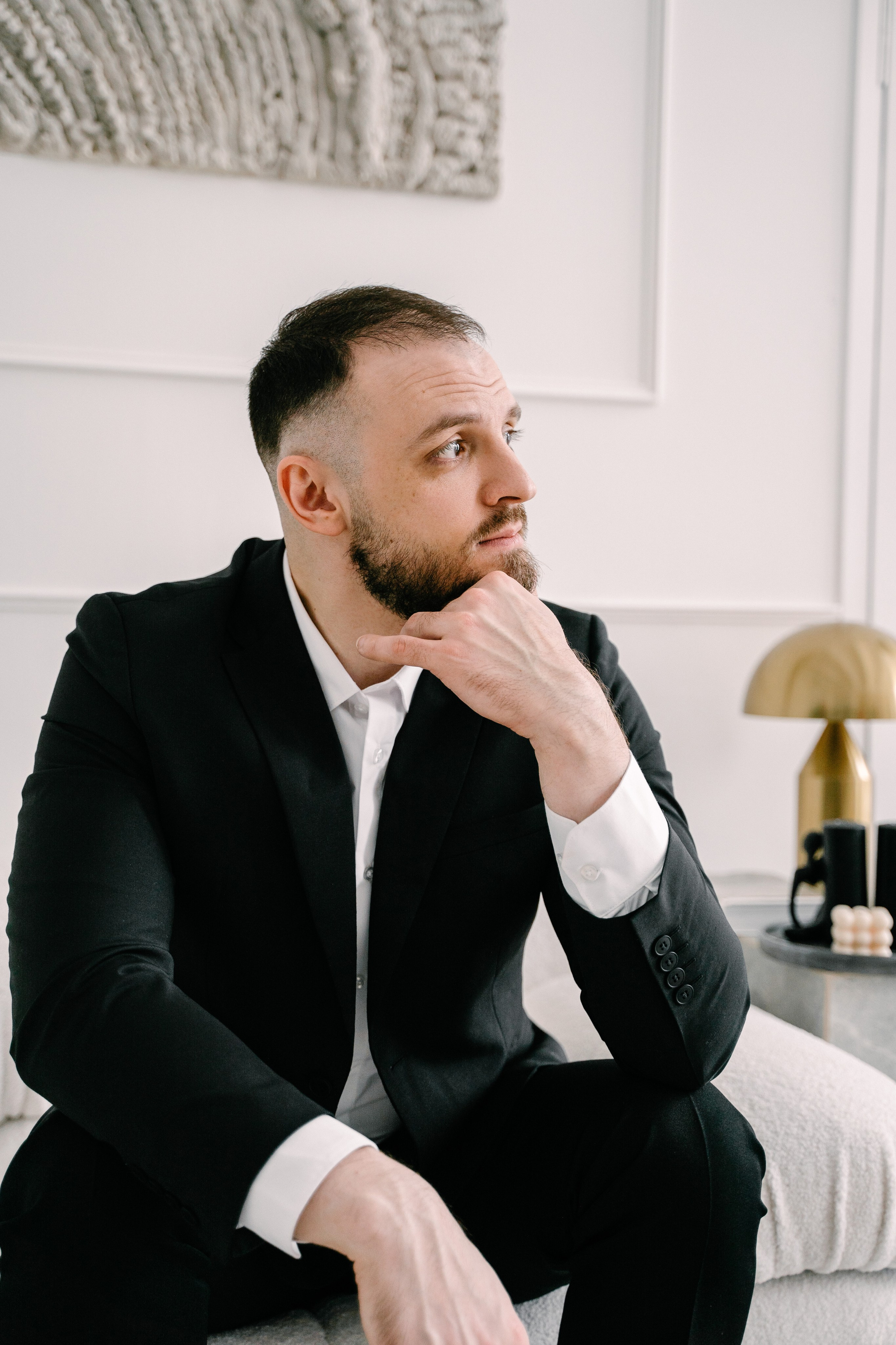 Свадебная фотосессия молодоженов в фотостудии. Свадебный и семейный фотограф из Воронежа|Москвы Бубнова Екатерина