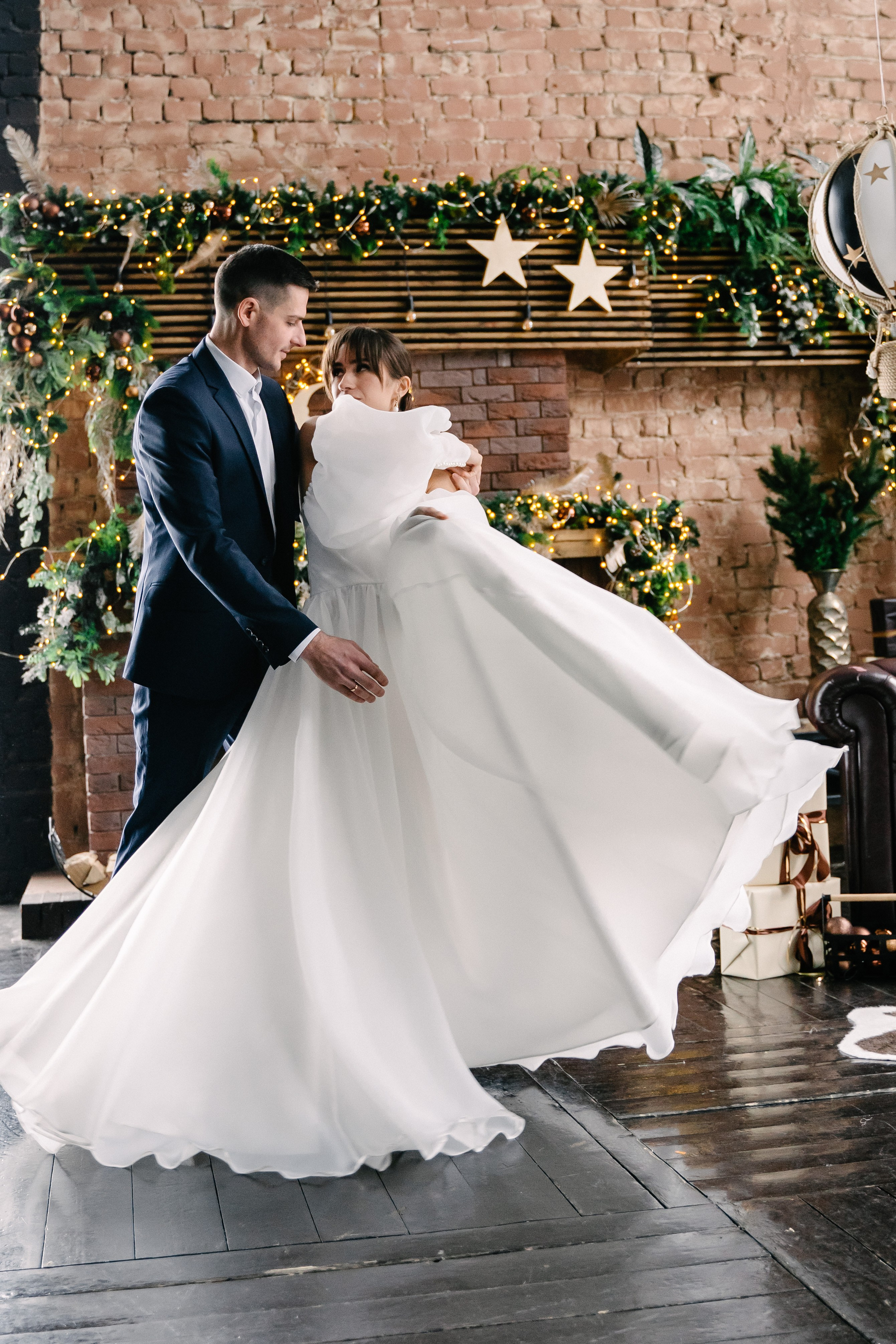 Свадебная фотосессия молодоженов в студии. Свадебный и семейный фотограф из Воронежа|Москвы Бубнова Екатерина