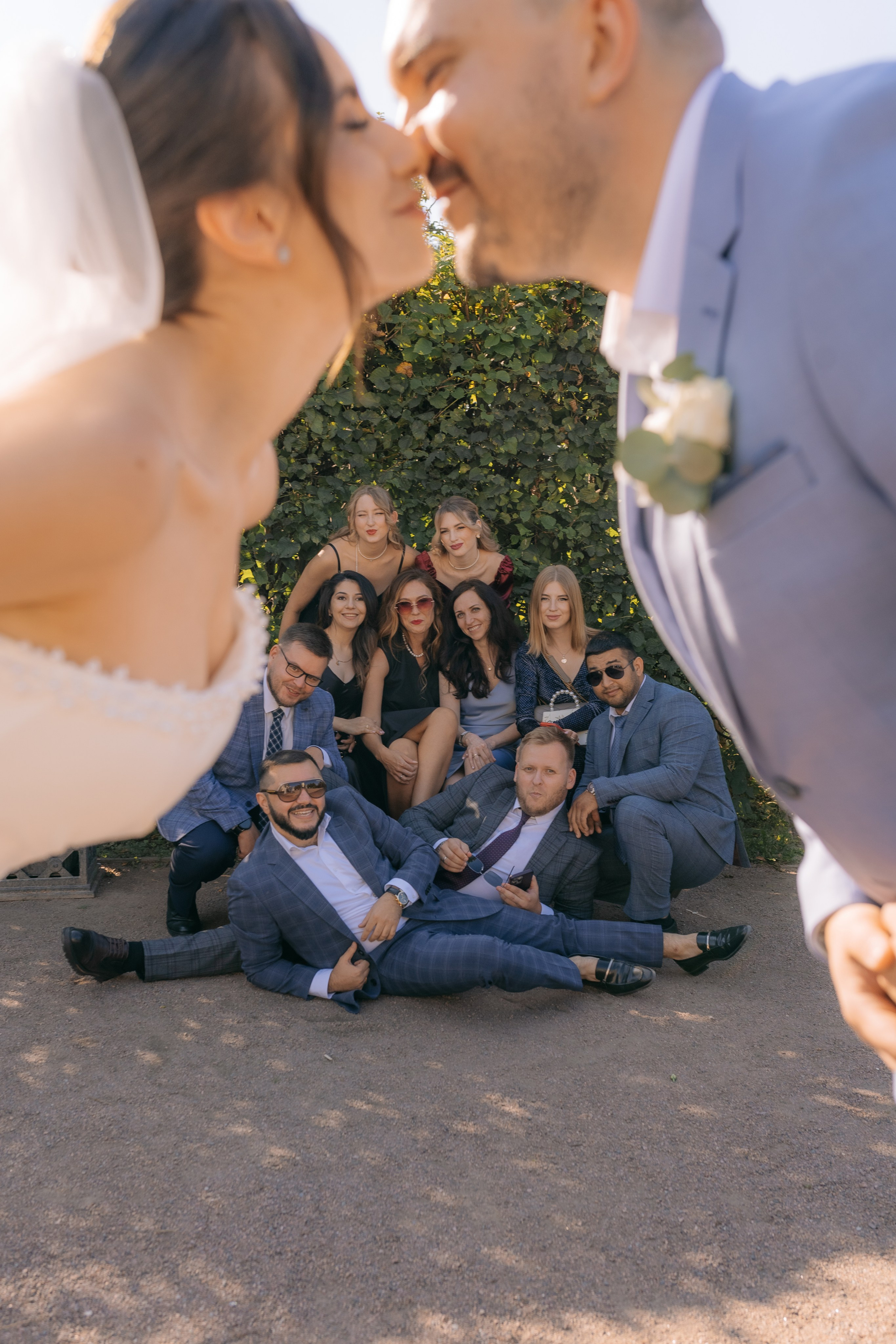 Свадебная фотосессия в Москве, парк Кусково. Свадебный фотограф в Москве Анна Полушина