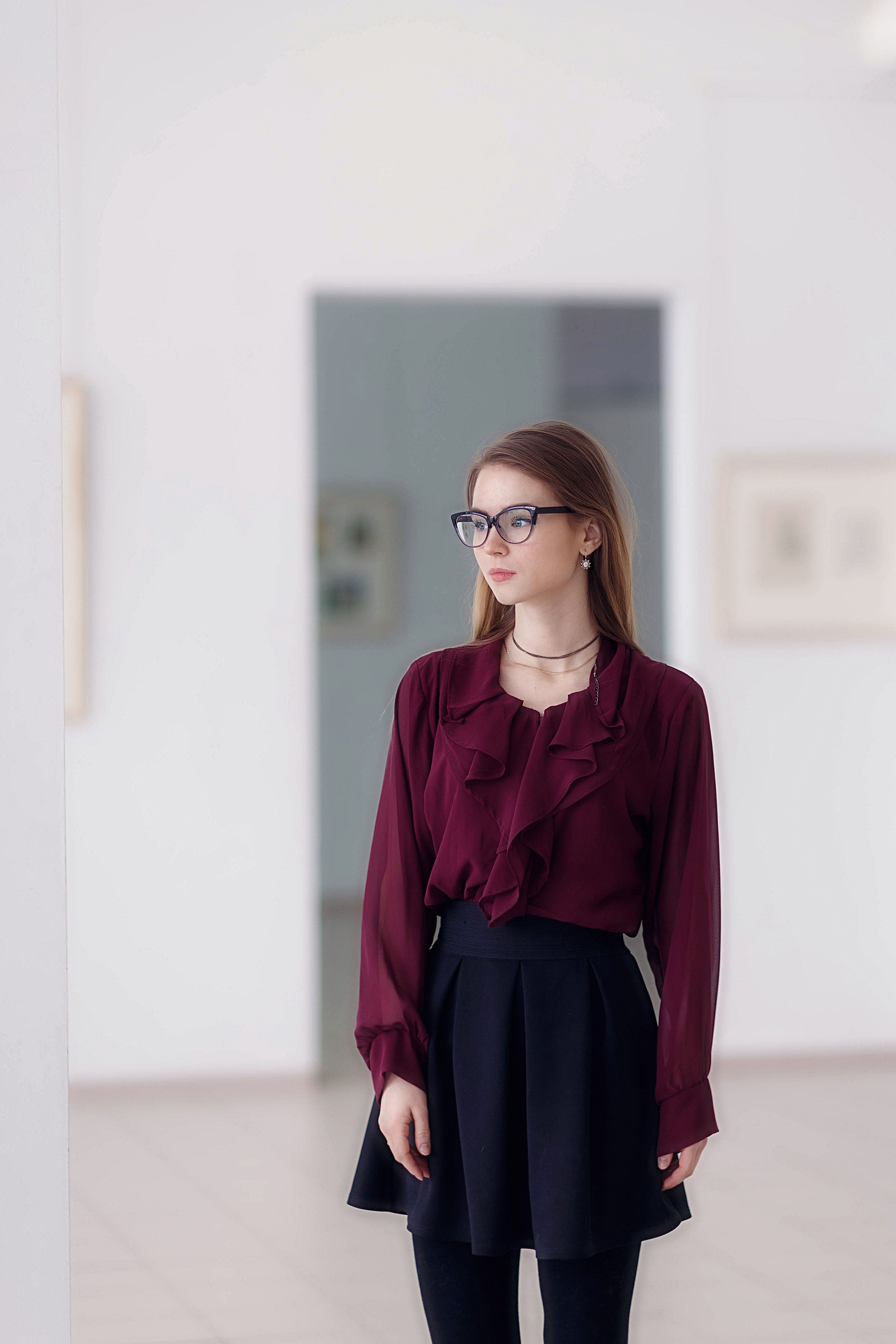 Фотосессия с Машей в Чувашском художественном музее. Портретный и репортажный фотограф в Чебоксарах Андриян Чаркин