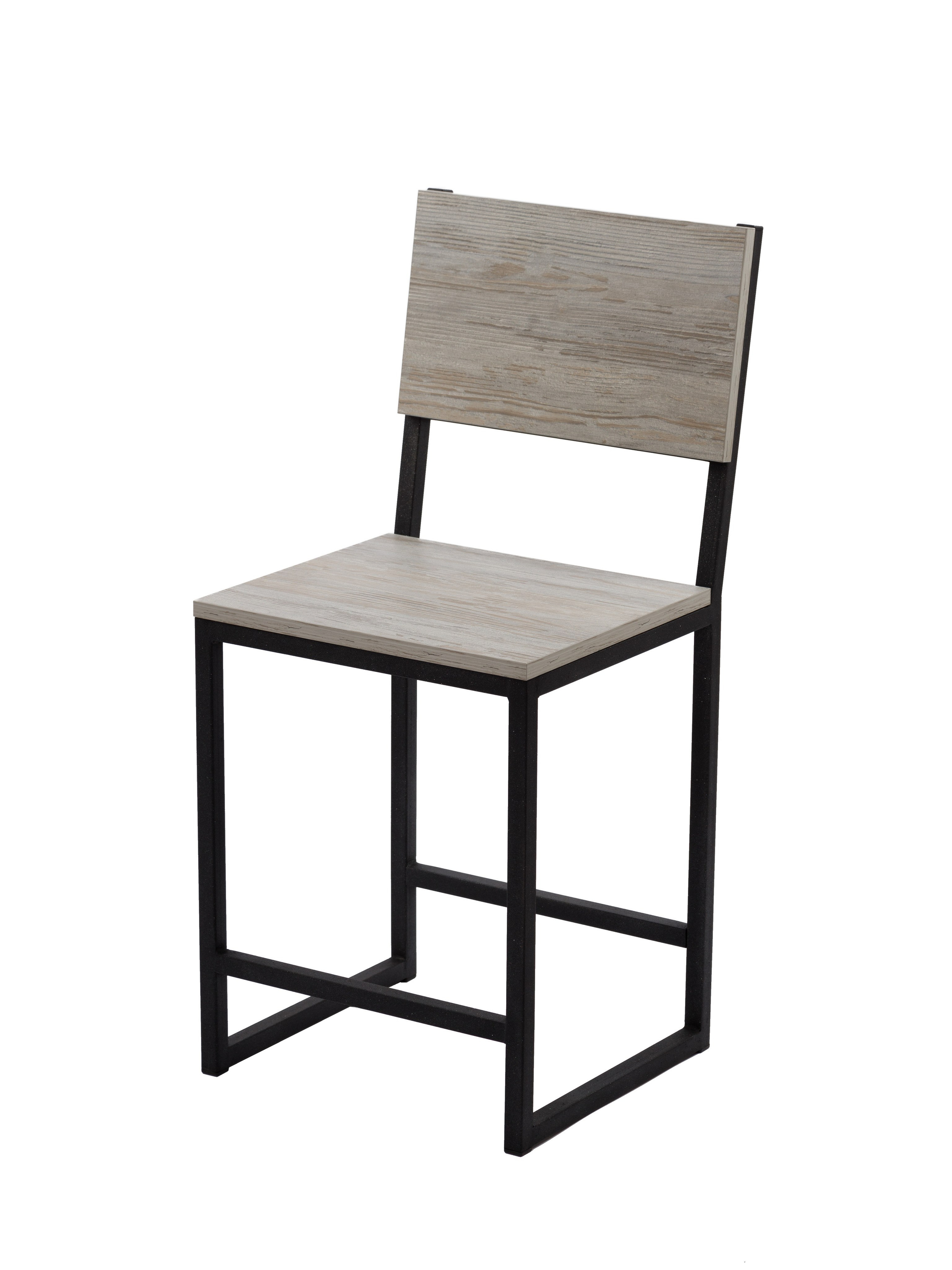 Каталожный кадр стула лофт на белом фоне