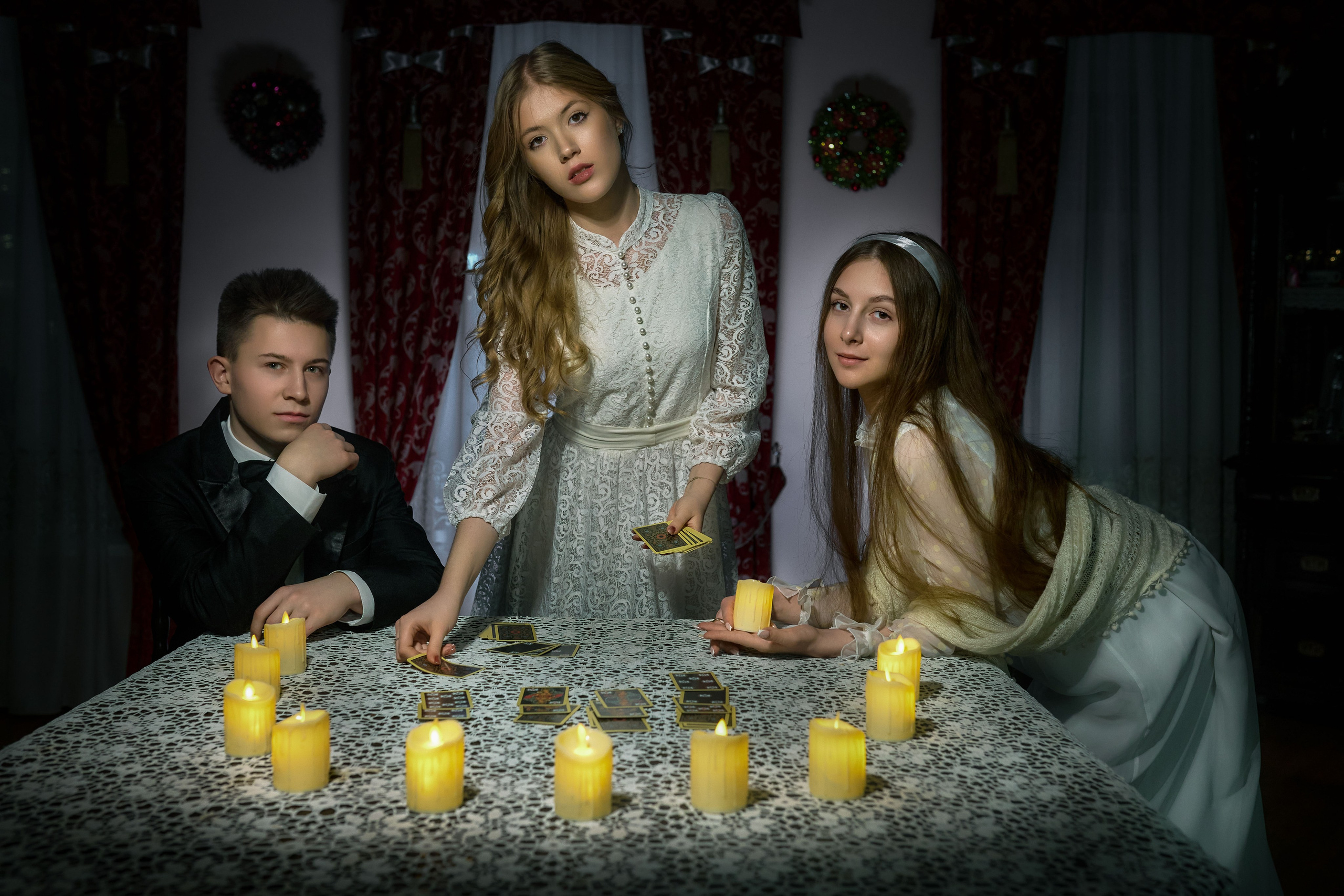 купеческая, тематическая фотосессия чебоксары винтажное платье гадание