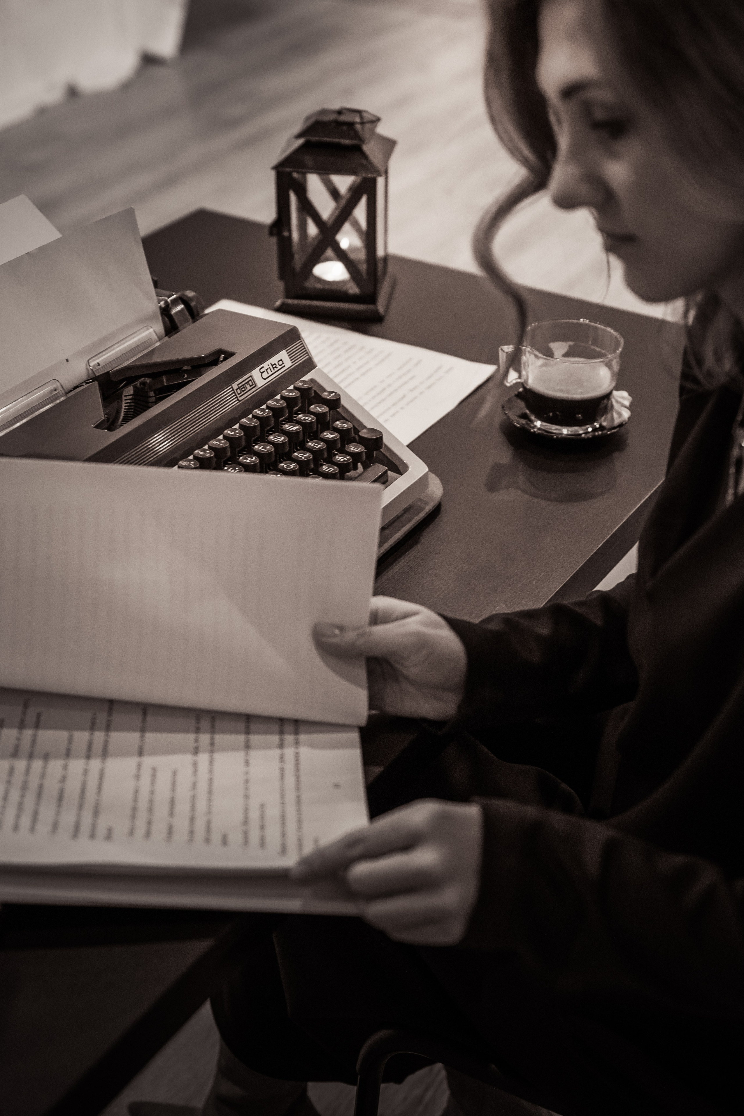 Писательница Эрика. Художественная фотография