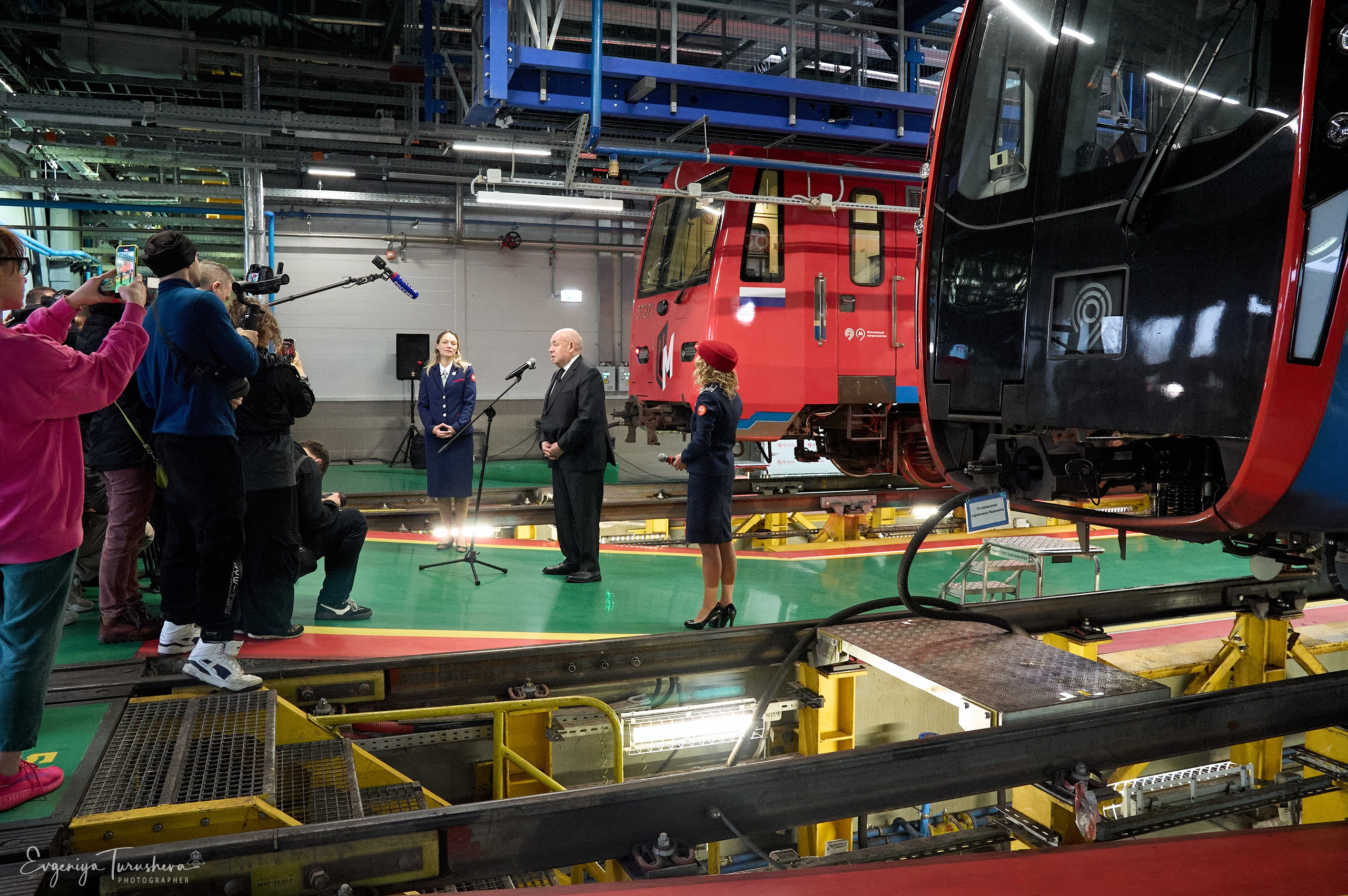 Запуск тематического поезда Театра Мюзикла | 13.11.2025. Фотограф Евгения Турушева