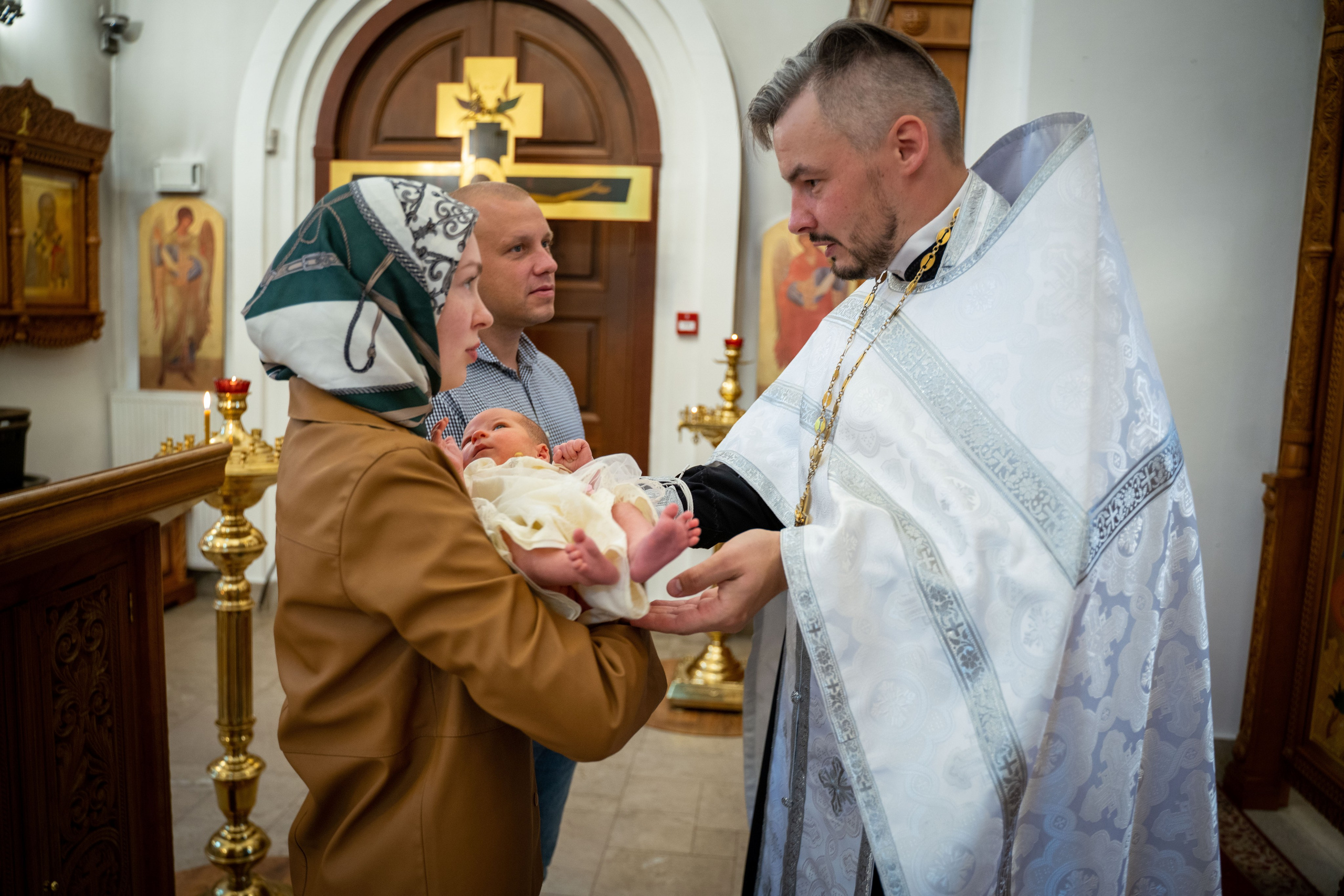 Крещение Александры. Фотограф Мария Орлова