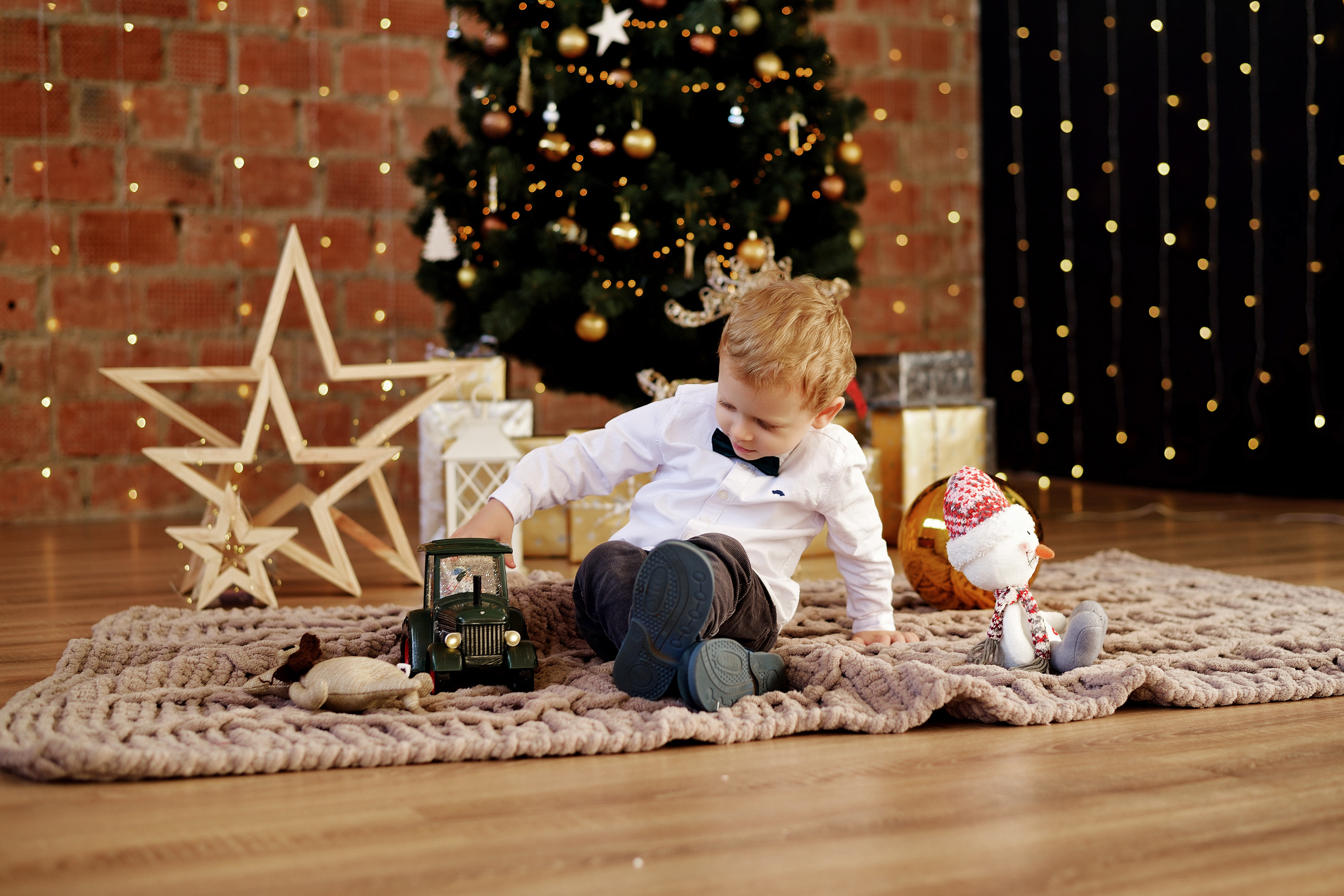 Новогодняя съемка в студии. Cвадебный фотограф в Москве и Московской области Юрий Мисиюк