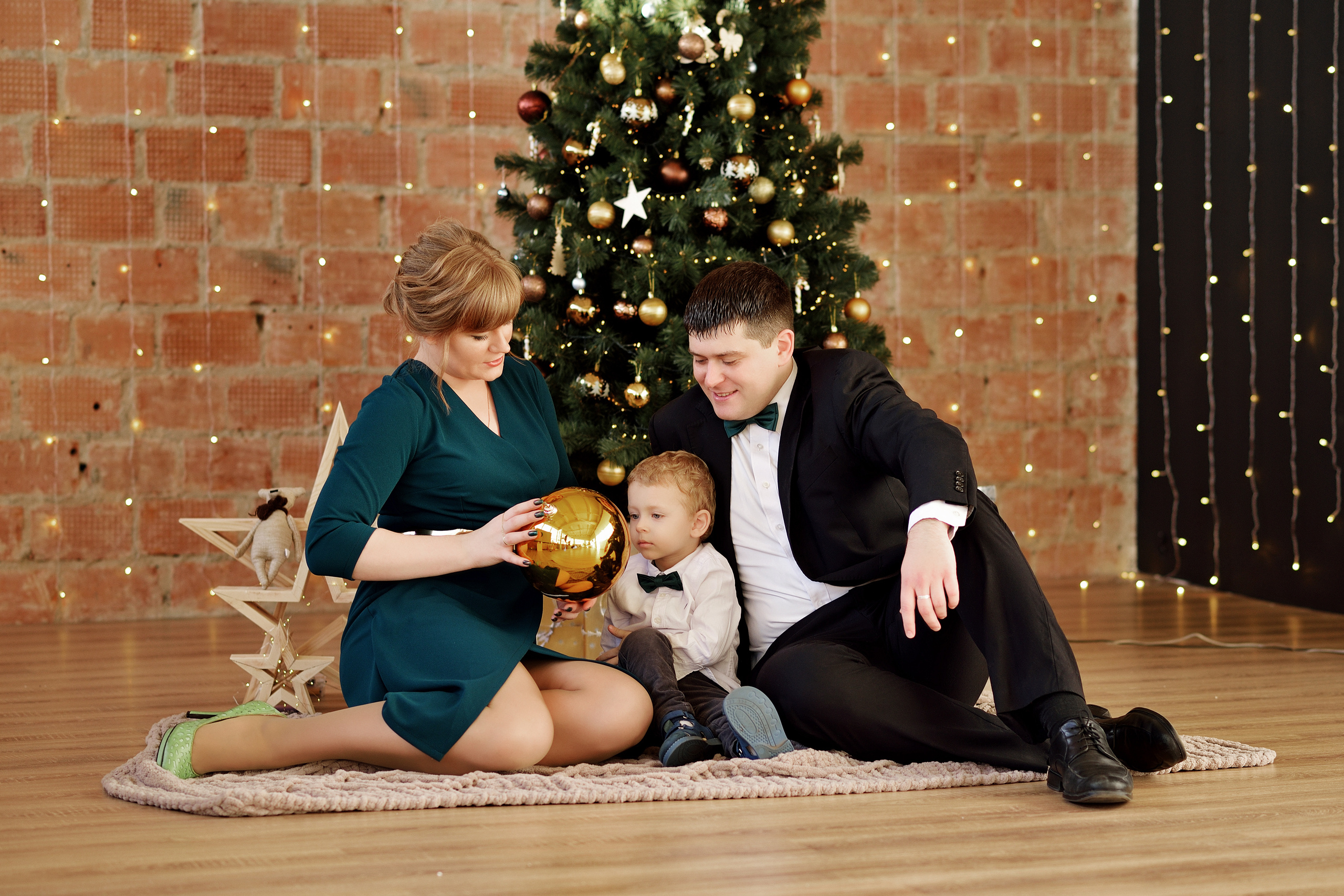 Новогодняя съемка в студии. Cвадебный фотограф в Москве и Московской области Юрий Мисиюк