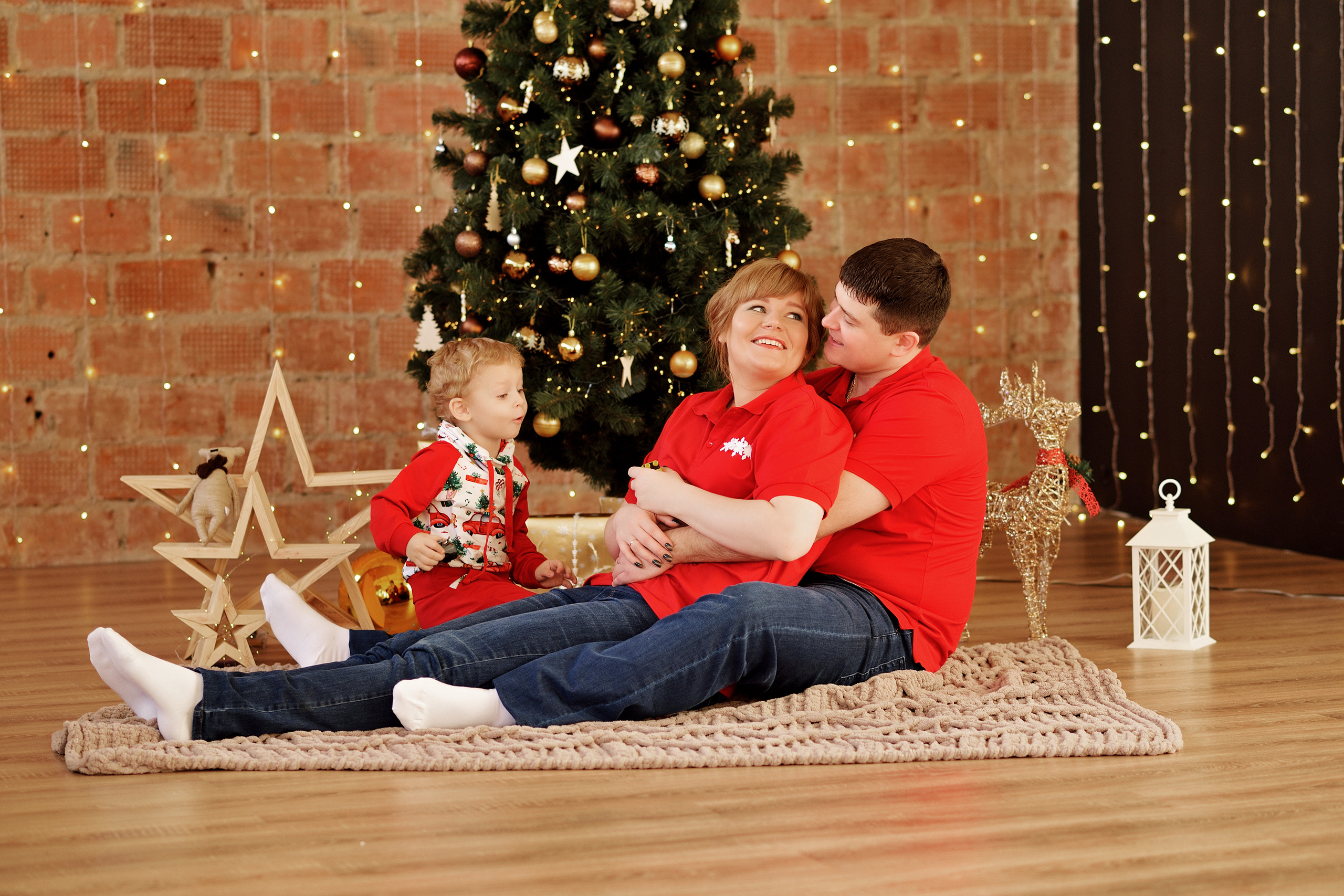 Новогодняя съемка в студии. Cвадебный фотограф в Москве и Московской области Юрий Мисиюк