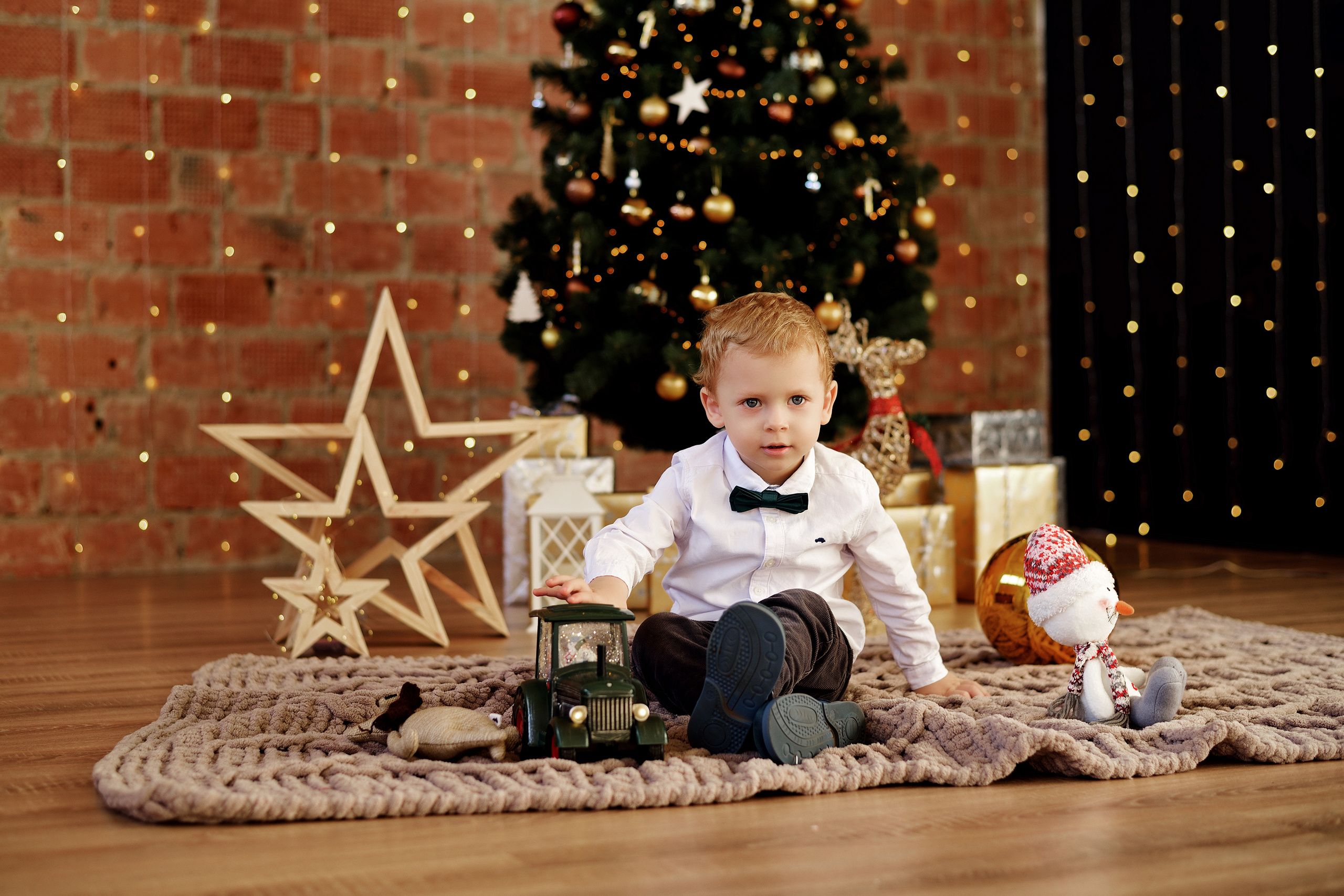 Новогодняя съемка в студии. Cвадебный фотограф в Москве и Московской области Юрий Мисиюк