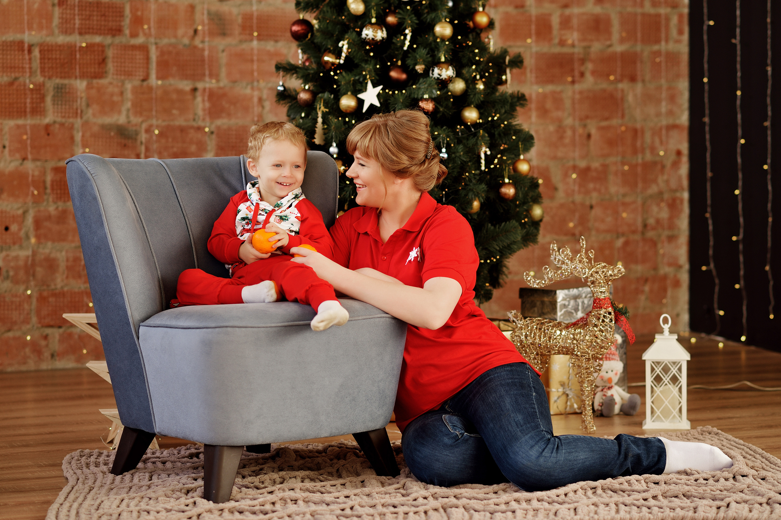 Новогодняя съемка в студии. Cвадебный фотограф в Москве и Московской области Юрий Мисиюк