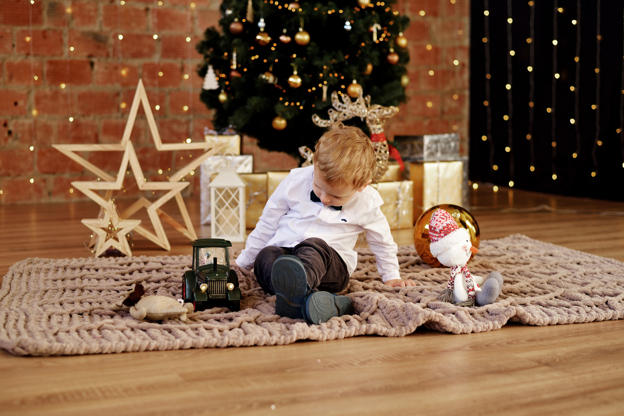 Новогодняя съемка в студии. Cвадебный фотограф в Москве и Московской области Юрий Мисиюк