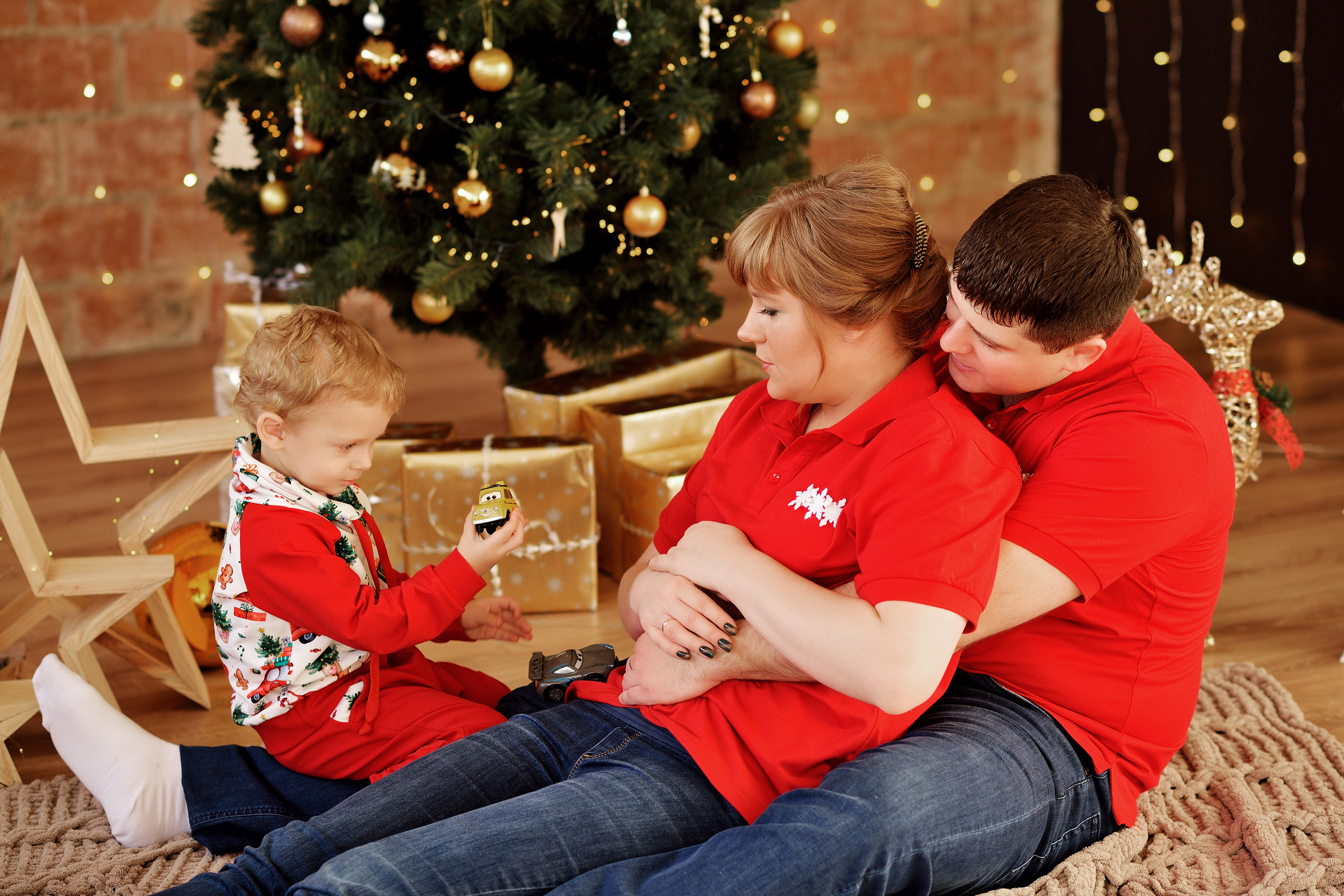 Новогодняя съемка в студии. Cвадебный фотограф в Москве и Московской области Юрий Мисиюк