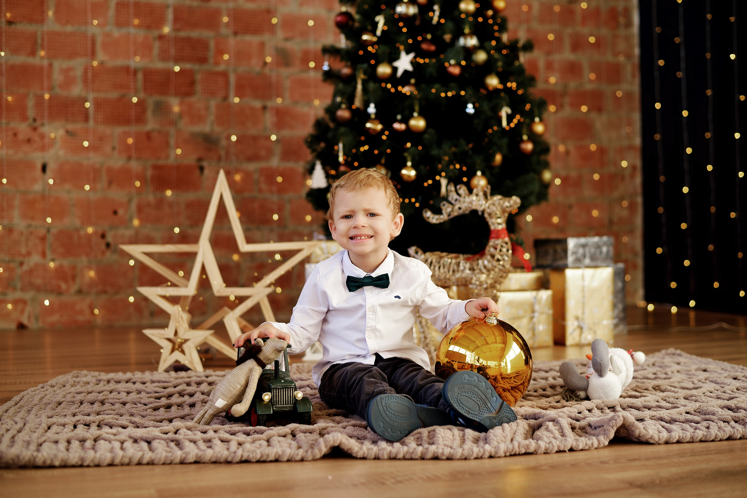 Новогодняя съемка в студии. Cвадебный фотограф в Москве и Московской области Юрий Мисиюк