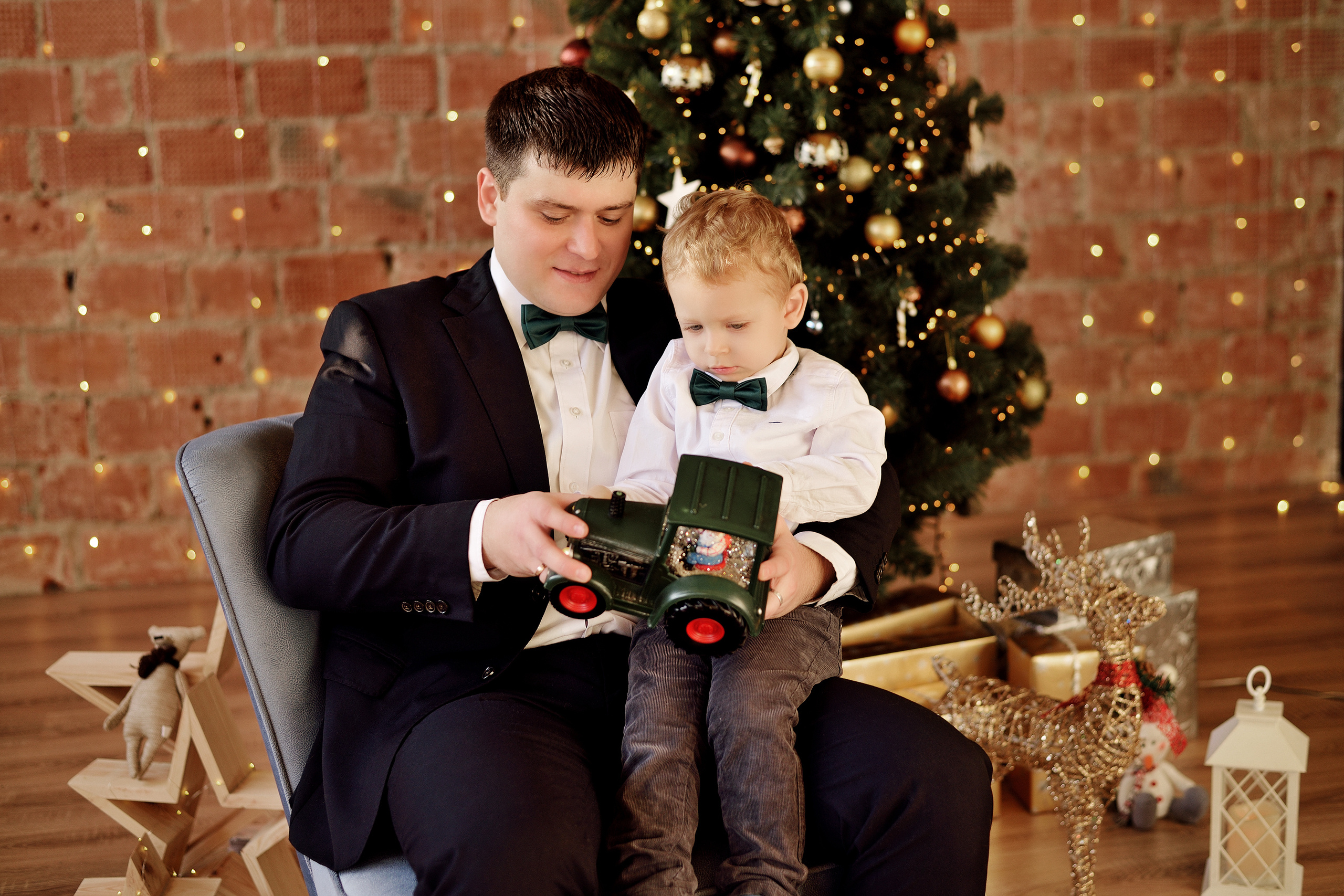 Новогодняя съемка в студии. Cвадебный фотограф в Москве и Московской области Юрий Мисиюк