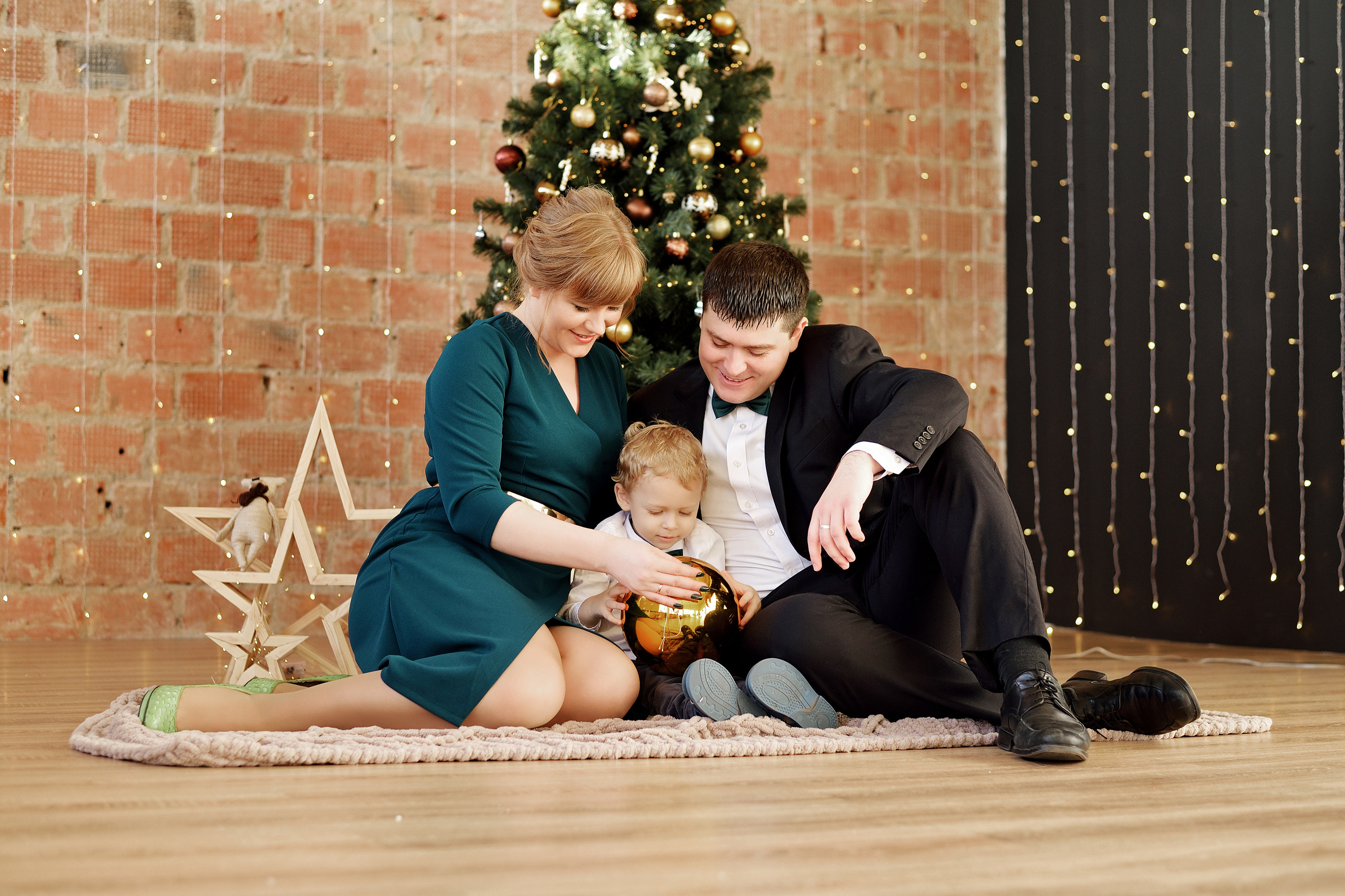 Новогодняя съемка в студии. Cвадебный фотограф в Москве и Московской области Юрий Мисиюк