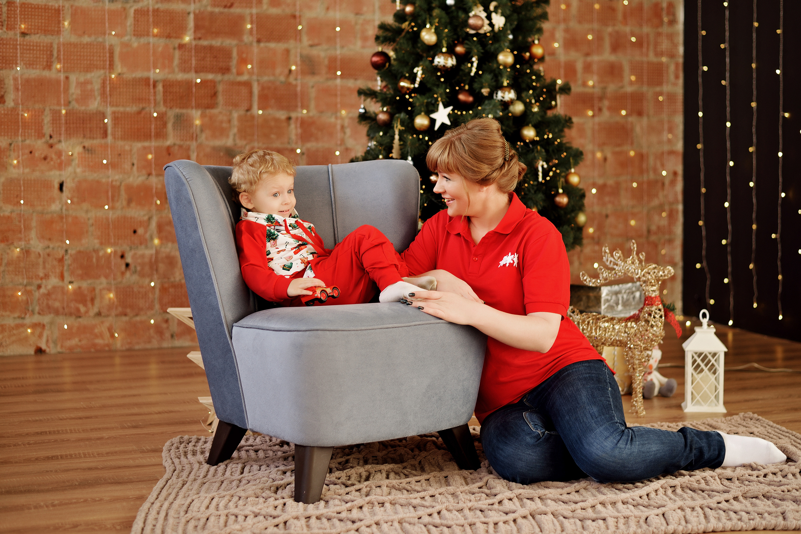 Новогодняя съемка в студии. Cвадебный фотограф в Москве и Московской области Юрий Мисиюк