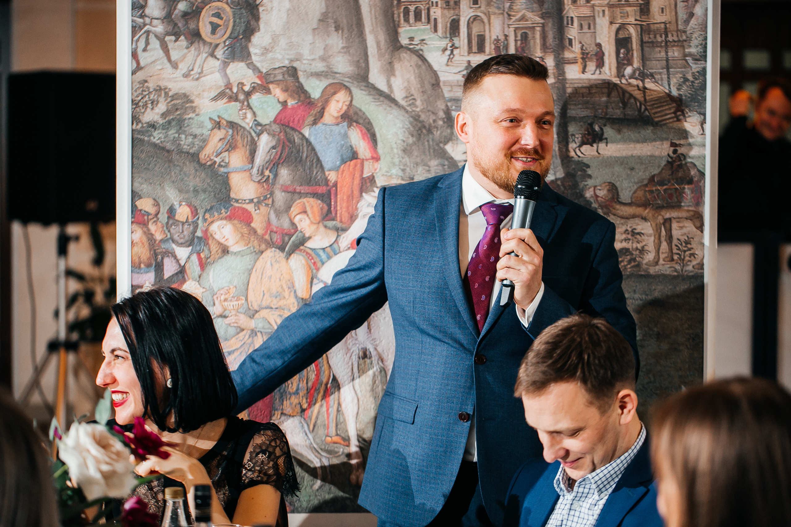 Юбилей 60 лет мужчине в Москве. Ведущий юбилея Сергей Рябинин. Ведущий на свадьбу, корпоратив и юбилей в Москве Сергей Рябинин