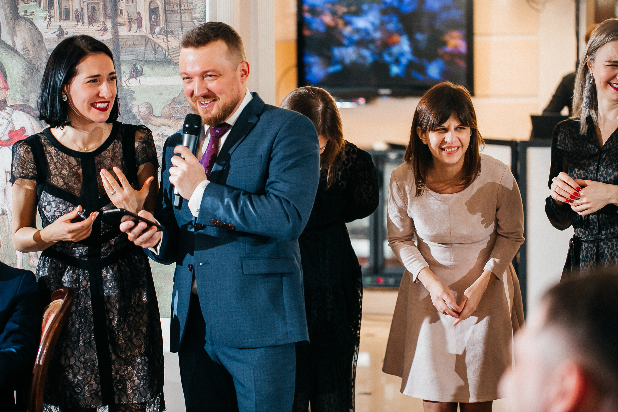 Юбилей 60 лет мужчине в Москве. Ведущий юбилея Сергей Рябинин. Ведущий на свадьбу, корпоратив и юбилей в Москве Сергей Рябинин