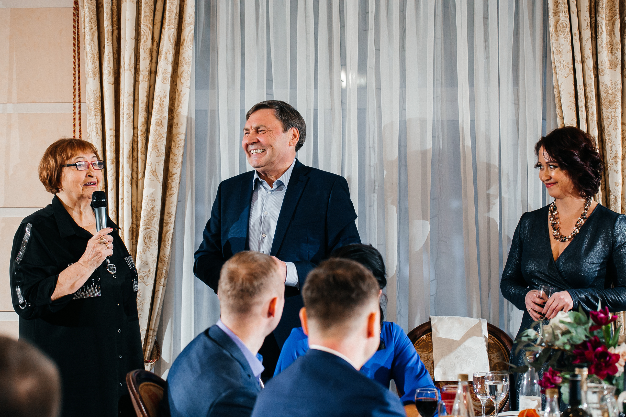 Юбилей 60 лет мужчине в Москве. Ведущий юбилея Сергей Рябинин. Ведущий на свадьбу, корпоратив и юбилей в Москве Сергей Рябинин