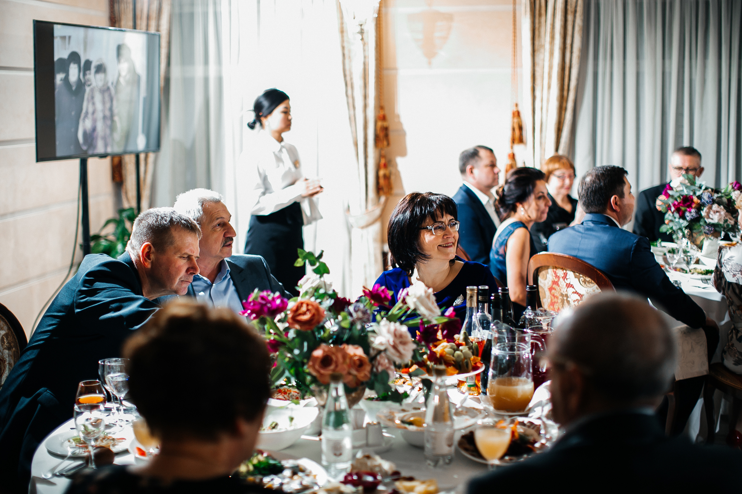 Юбилей 60 лет мужчине в Москве. Ведущий юбилея Сергей Рябинин. Ведущий на свадьбу, корпоратив и юбилей в Москве Сергей Рябинин