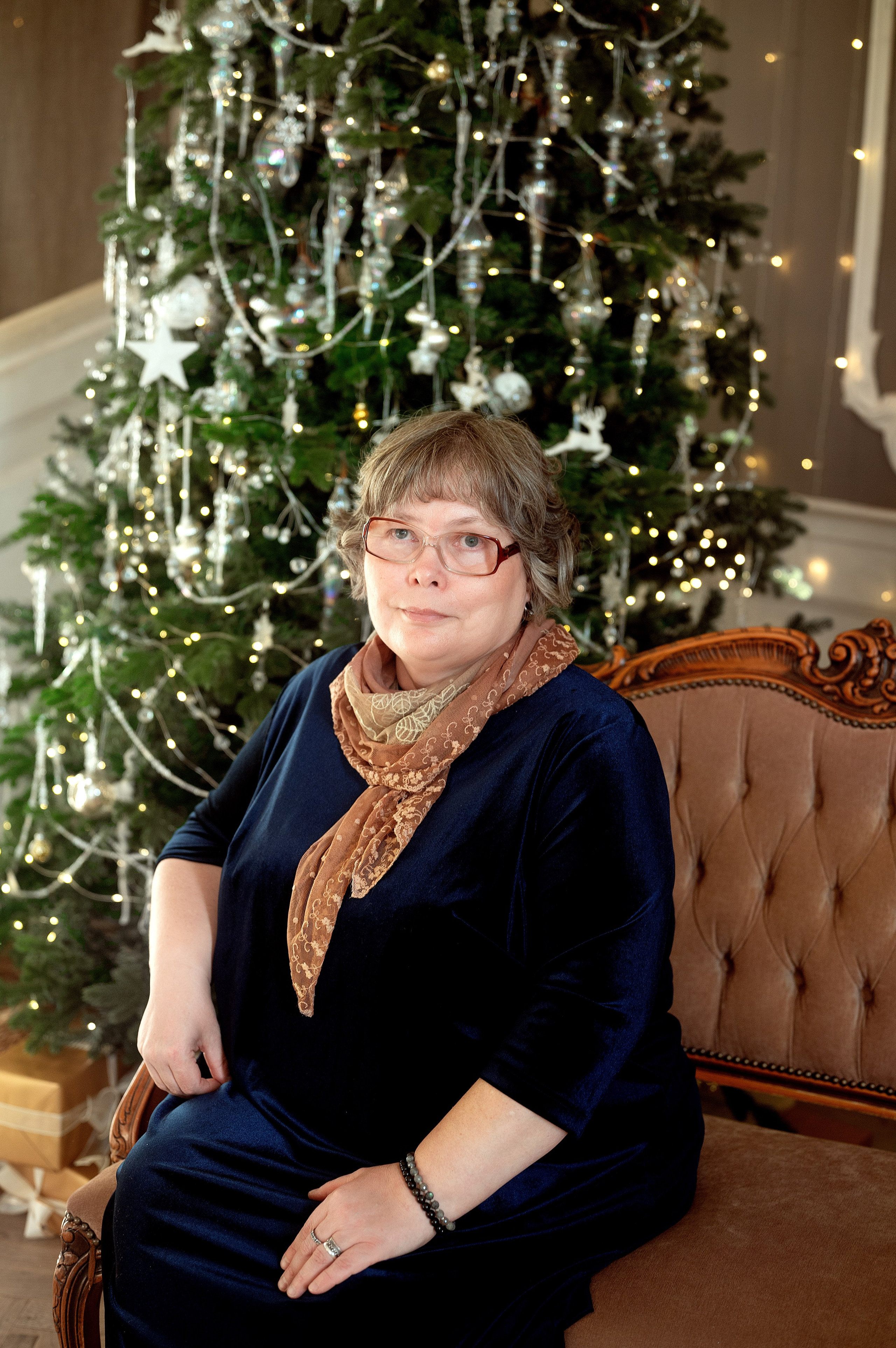 Фотостудия «Файн-арт» Новый год 2024-25. Фотограф новорожденных, семейный детский в Тюмени Татьяна Морозова