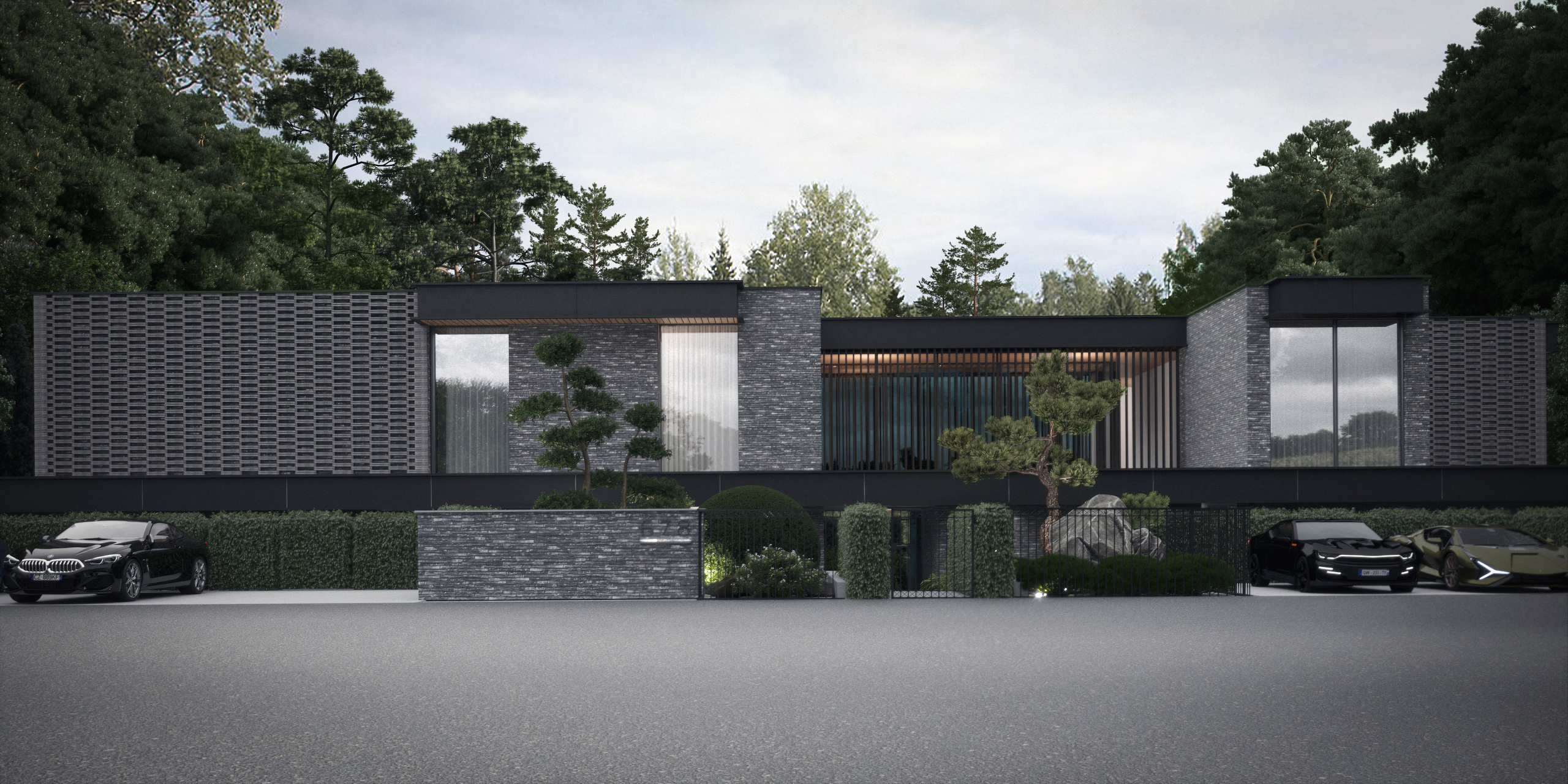 Визуализация частного дома. Юлия Григорьева — 3D визуализатор