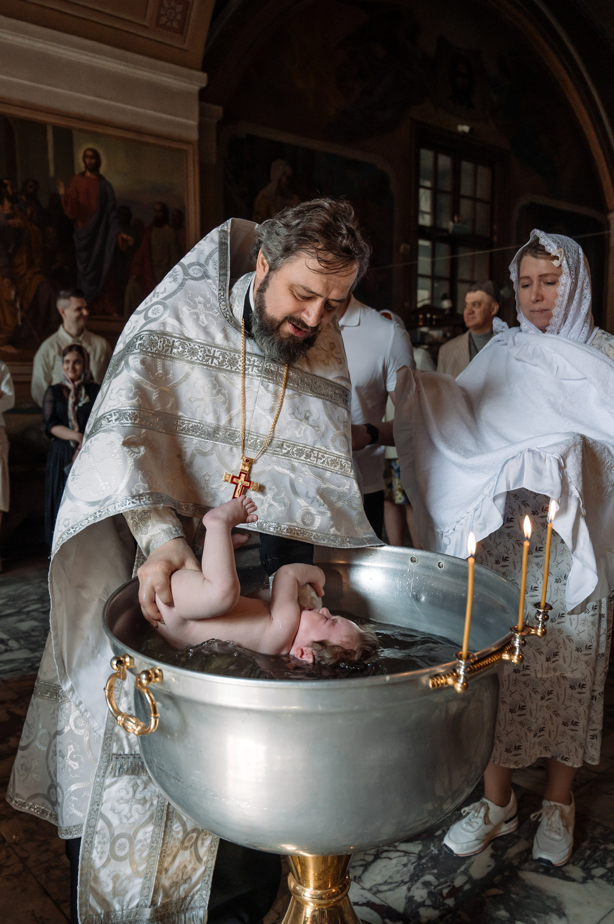 Фотосъёмка крещения. Анастасия Петрович фотограф, фотокорреспондент в Москве и Санкт-Петербурге. Фотосъёмка репортажа, мероприятия, корпоративная съёмка, контент