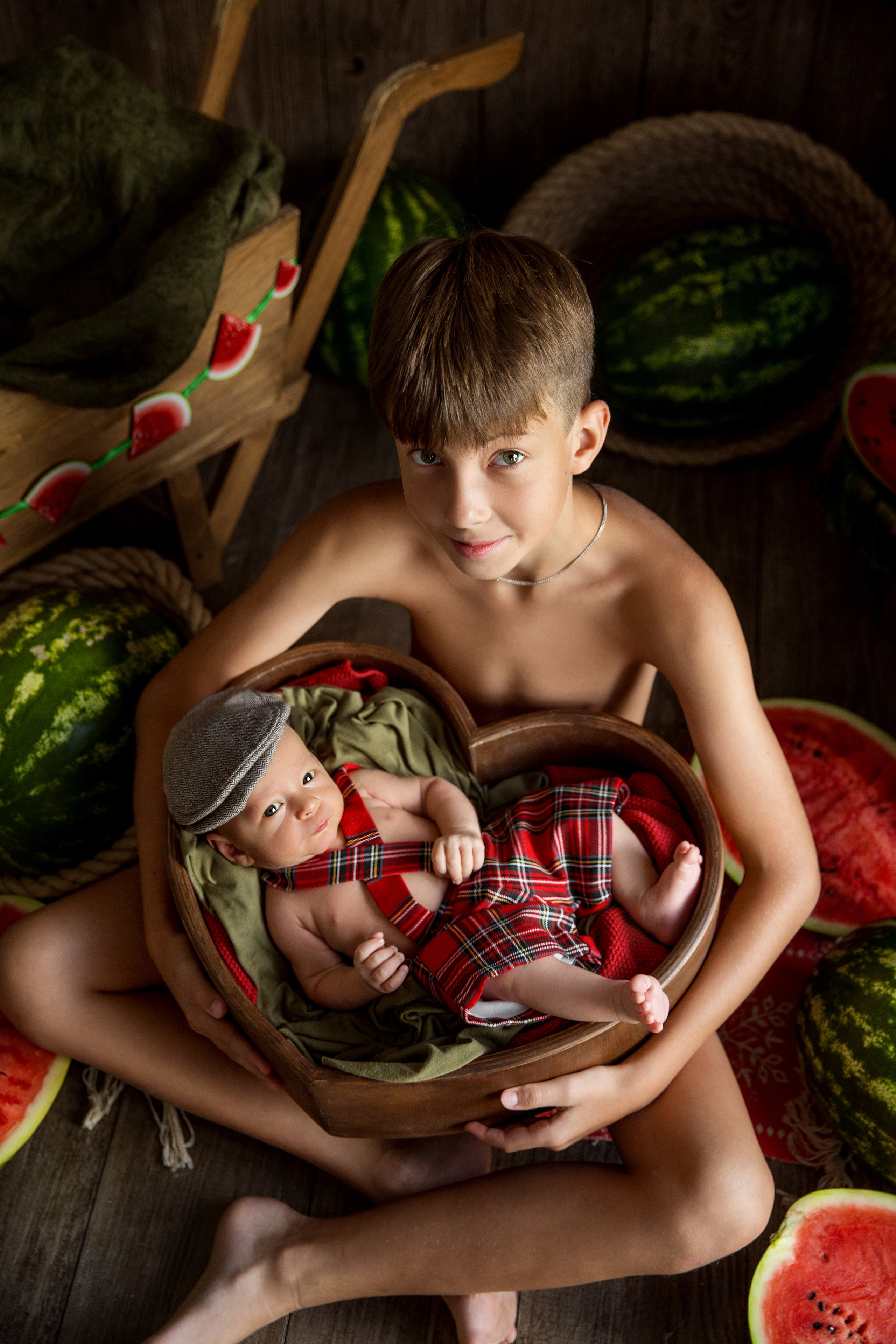 Фотопроект АРБУЗИКИ. Фотограф новорожденных, детей до года и беременных в Симферополе