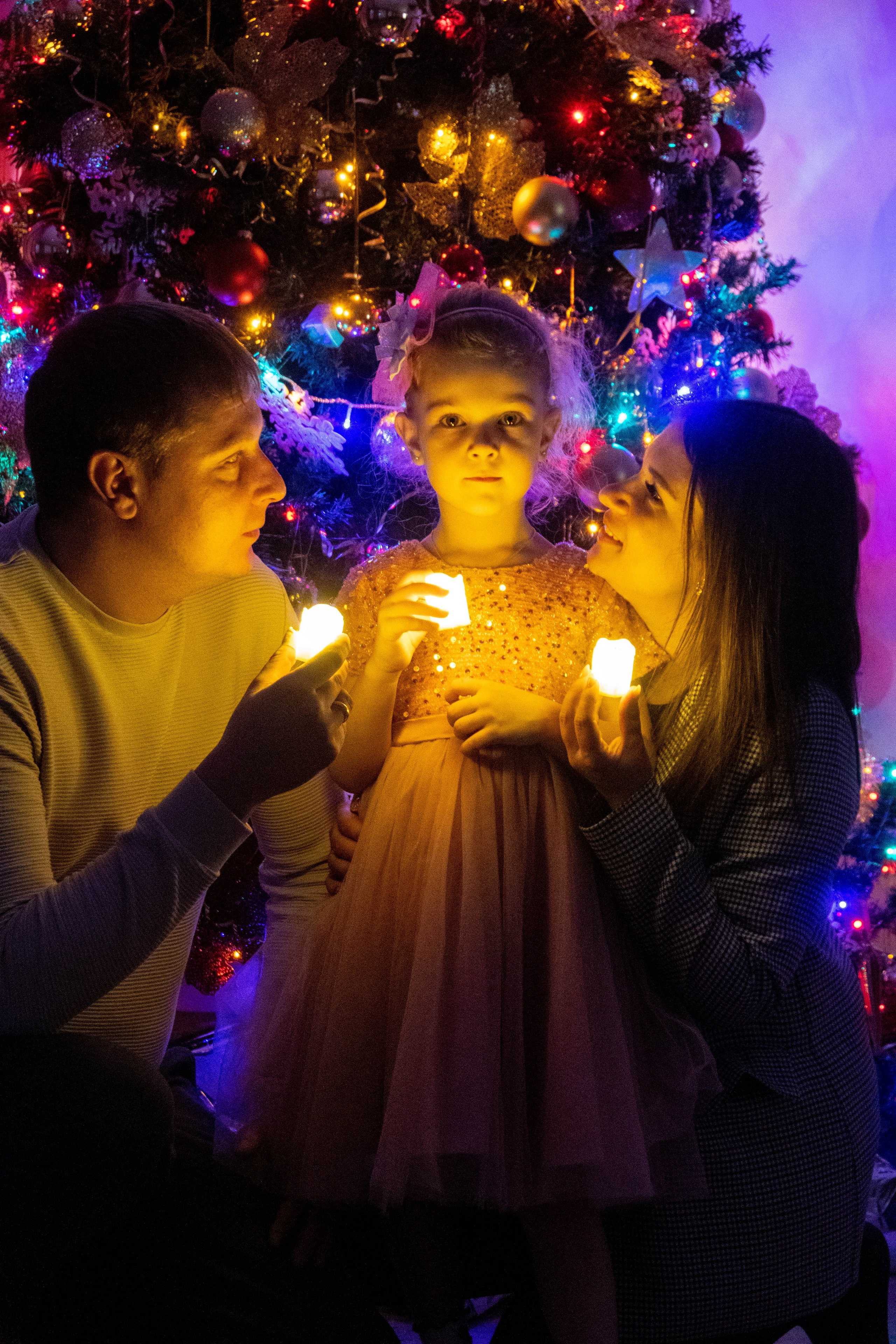 2023 Новый год. Акварель, Первомайка. Репортажный и детский фотограф в Новосибирске