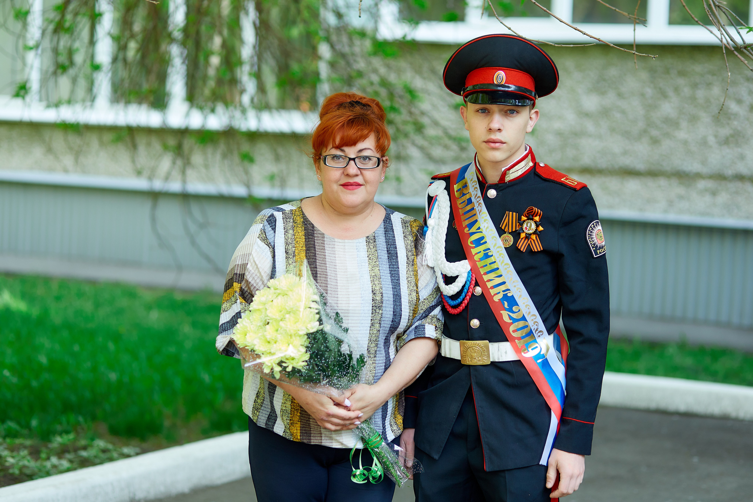 Кадеты последний звонок. Фотограф Вячеслав Фарунин