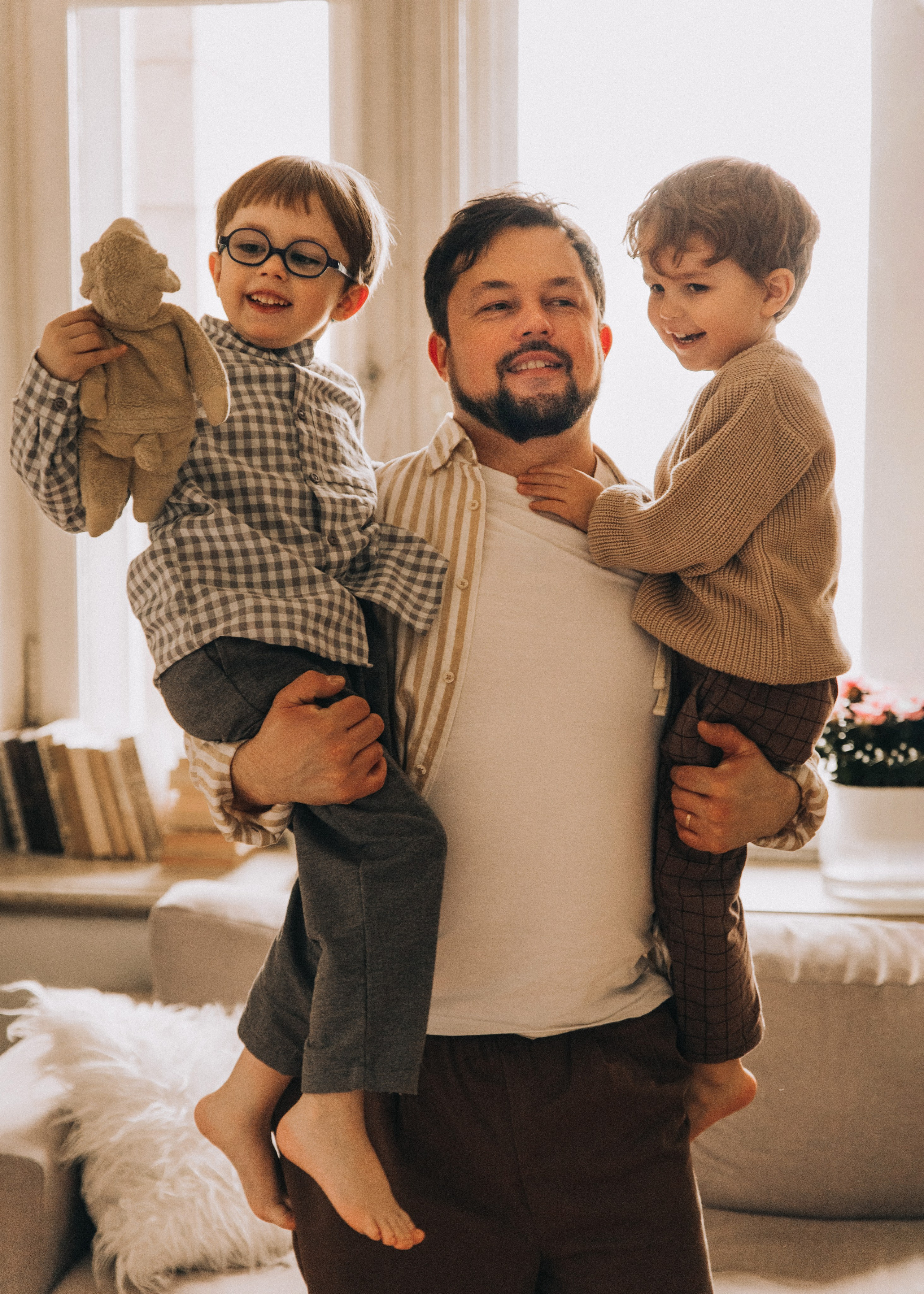 Маша, Игорь, Лева и Матвей. Семейный фотограф В Москве Александра Дейкун
