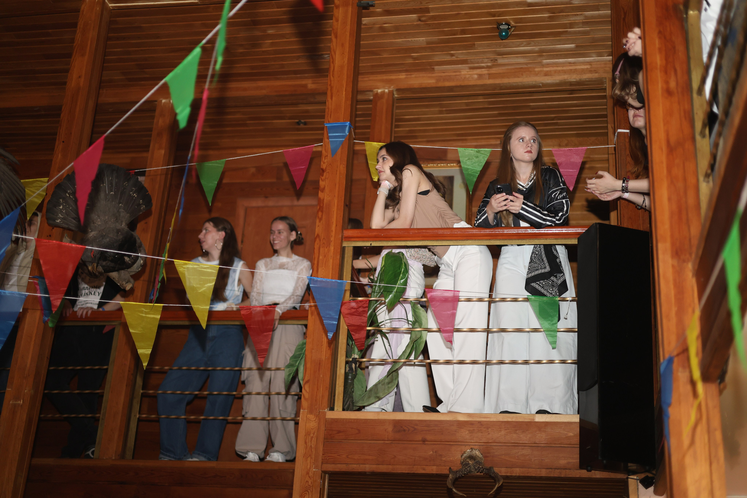 Student american-style party. Mintonov's Film Studio