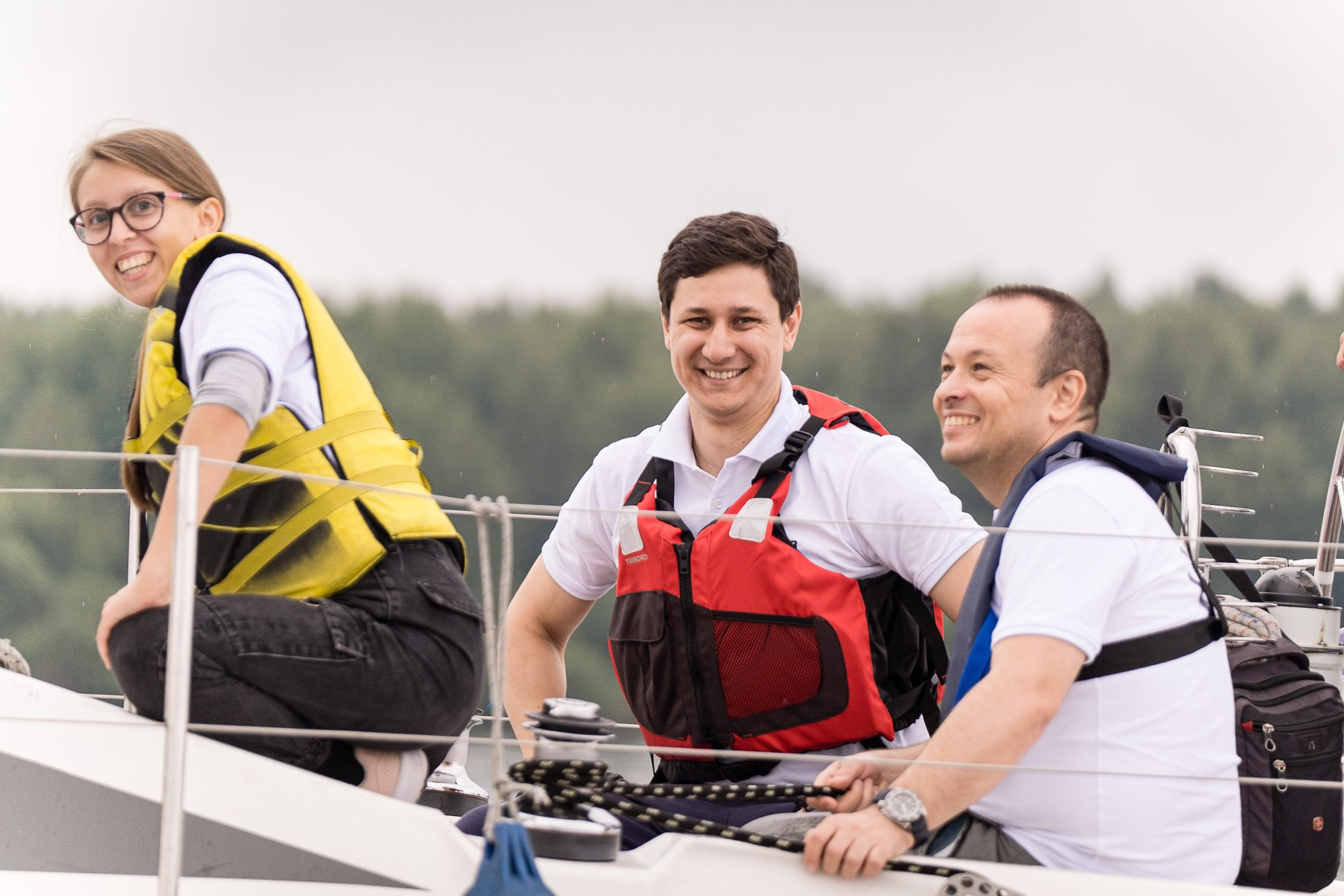 Корпоративная парусная регата Evraz. Репортажный фотограф Денис Тихомиров. Москва