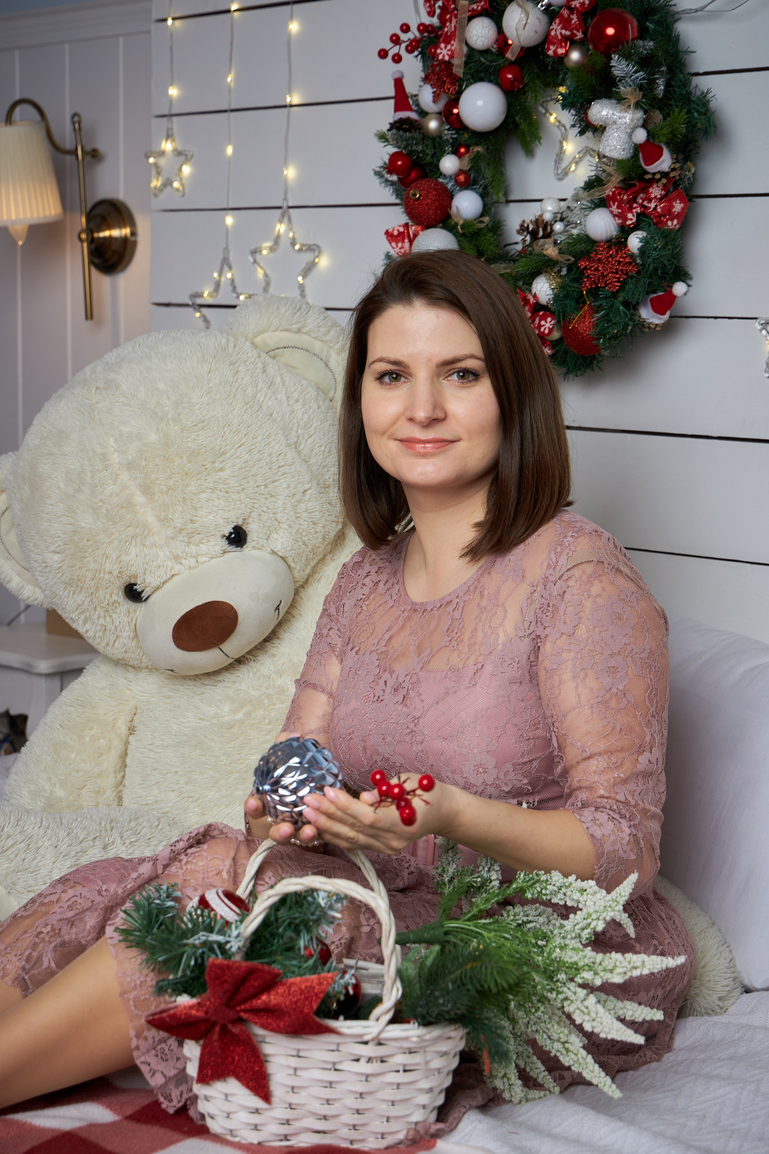 Новогодняя фотосессия для счастливой семьи