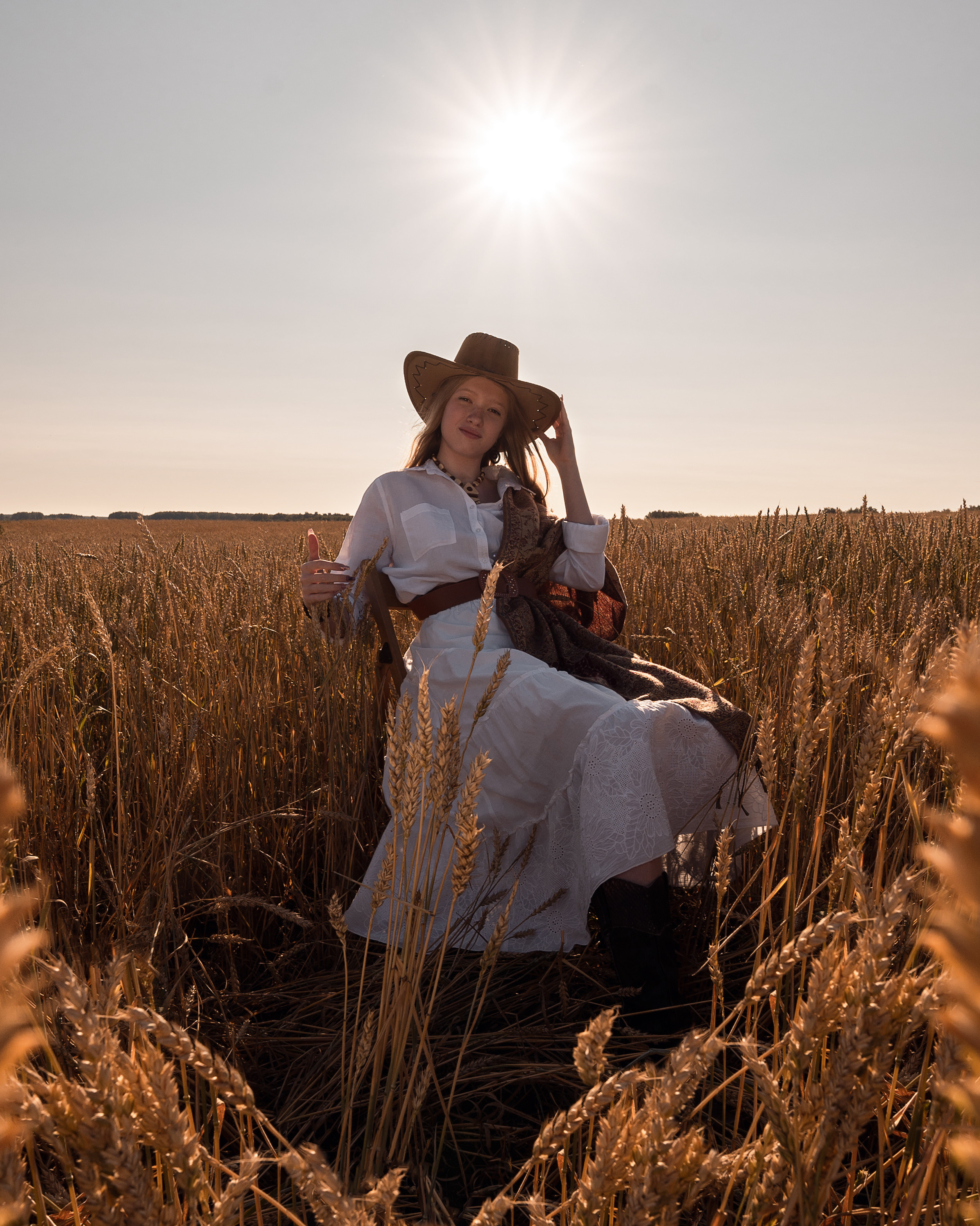 В поле. Портретный фотограф в Челябинске Катерина Руди