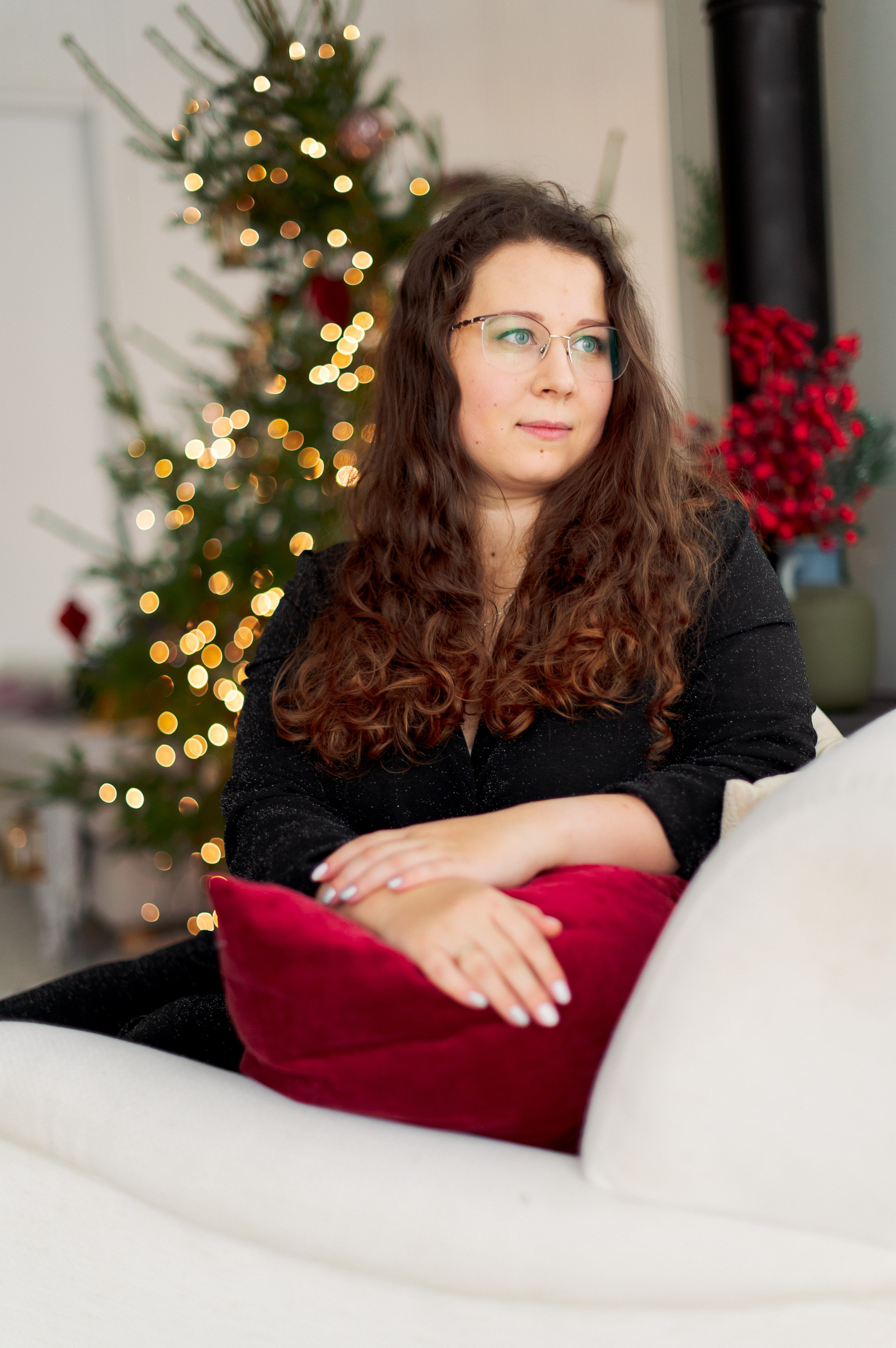 Семейная новогодняя фотосессия в студии. Семейный и свадебный фотограф в Санкт-Петербурге Гришин Юрий