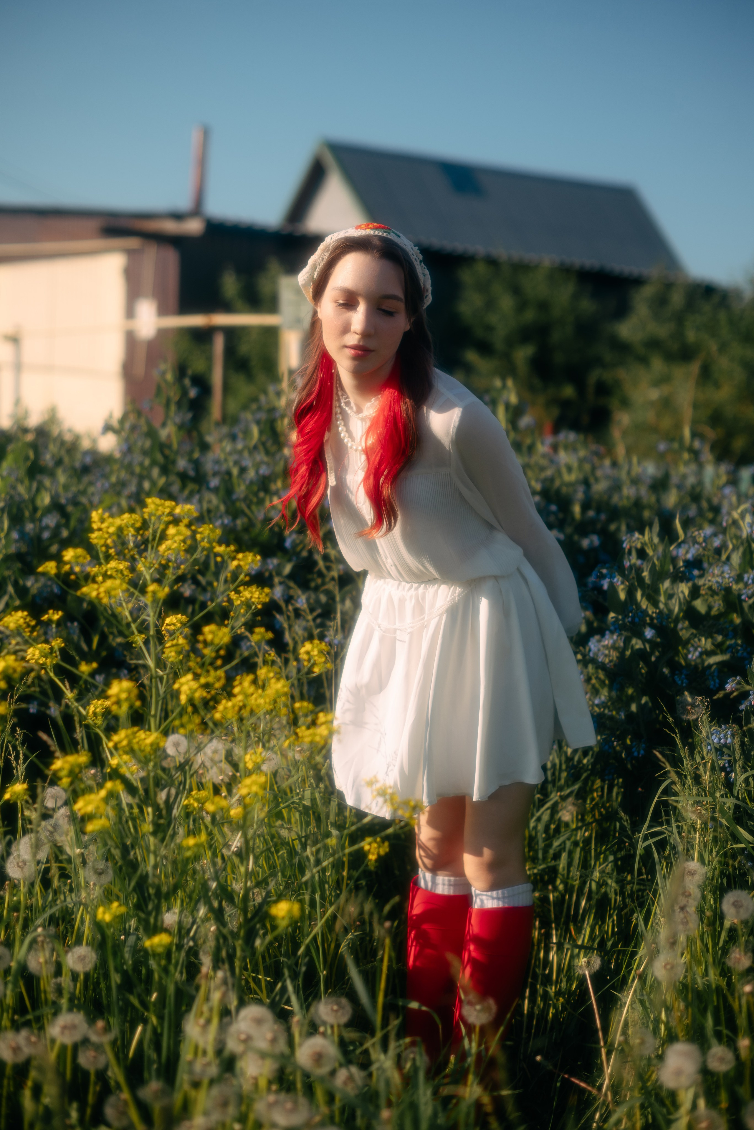 Фотосессия в деревенском стиле в Сухово г. Кемерово