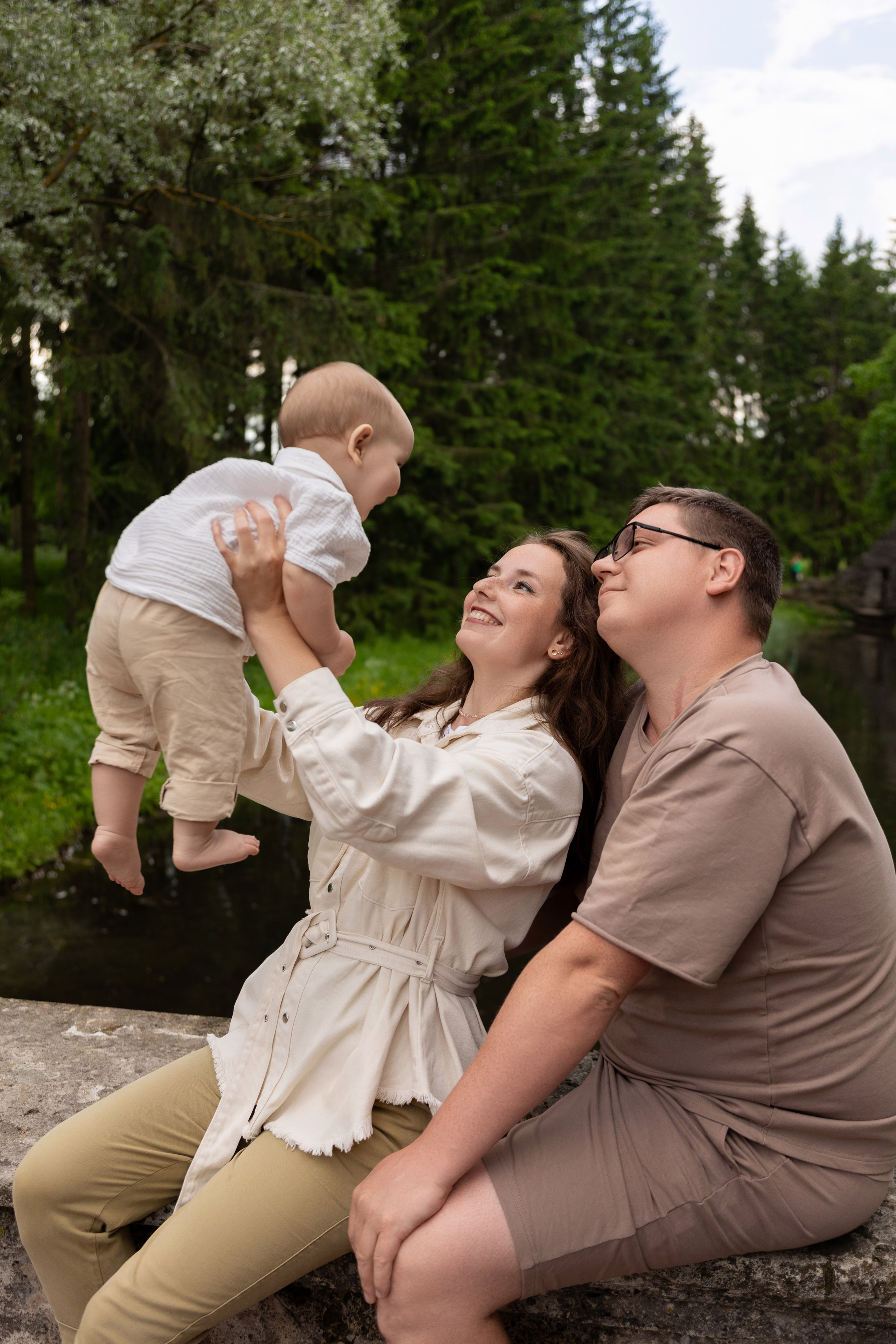 Семейная фотопрогулка в Пушкине. Семейный и свадебный фотограф в Санкт-Петербурге Татьяна Швыкова
