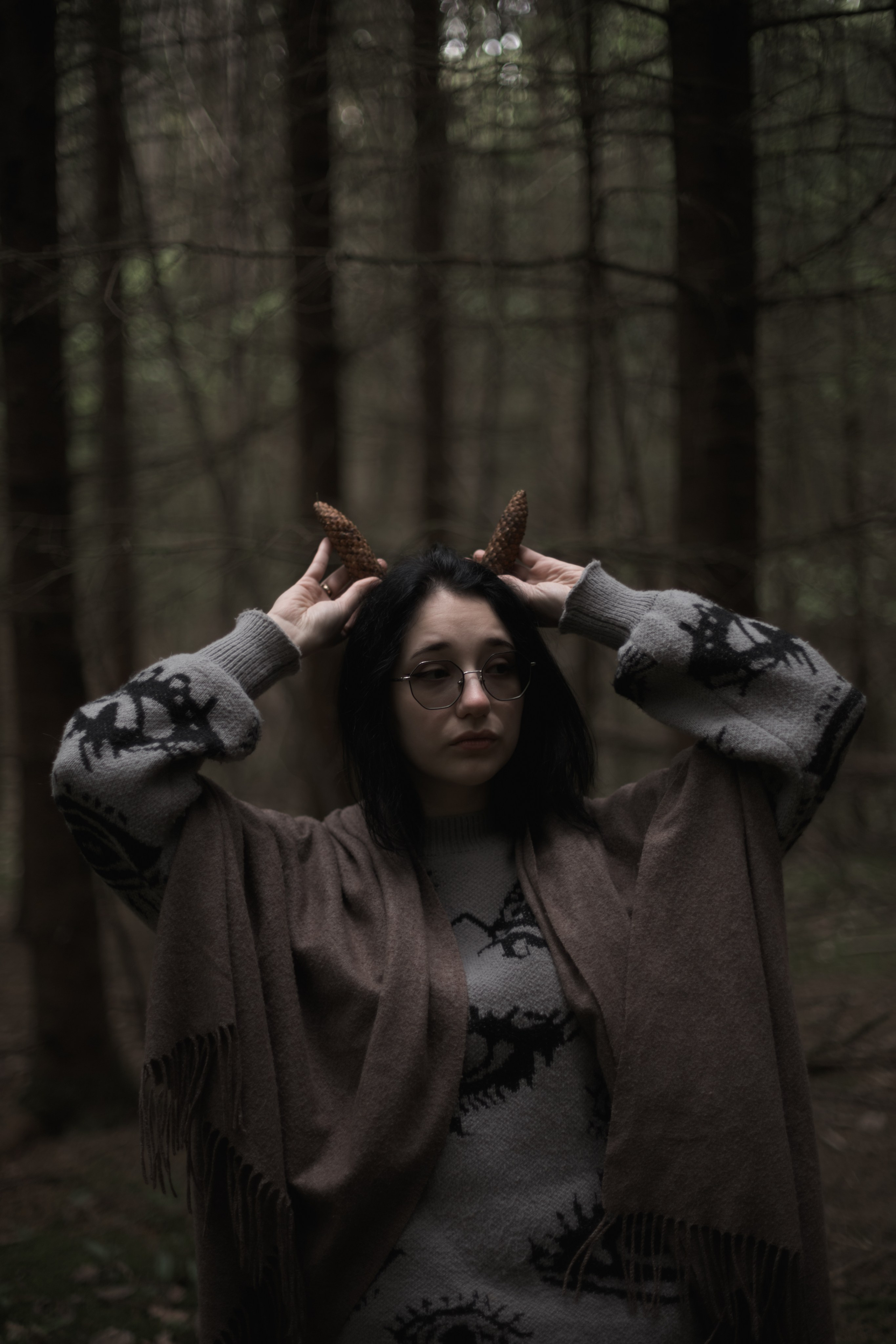 Полина Л — (Лесной массив). — Digital Noise —