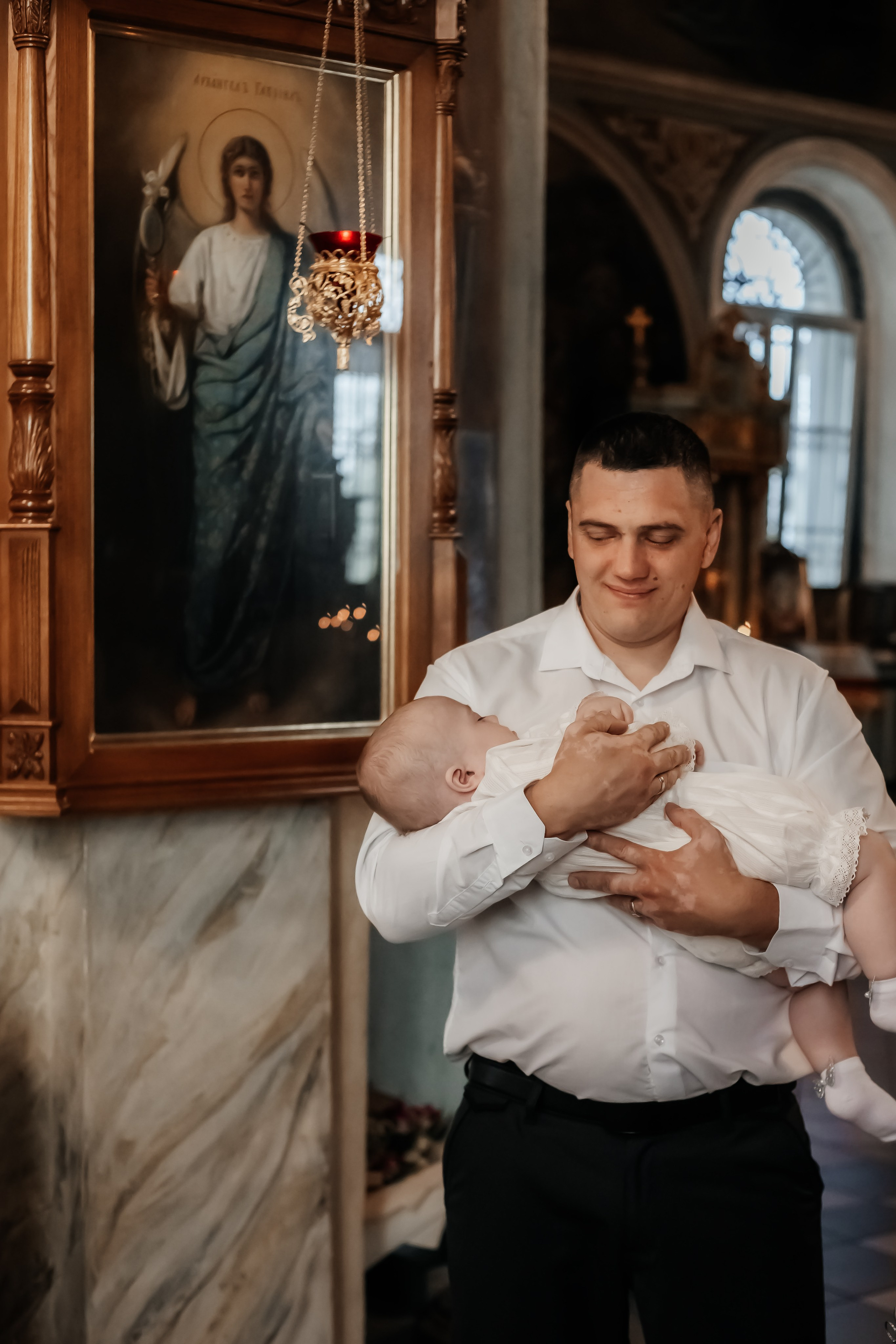 Постановка с Крещения Александра. Съемка Таинств Крещения Венчания, детские и семейные съемки в Пензе