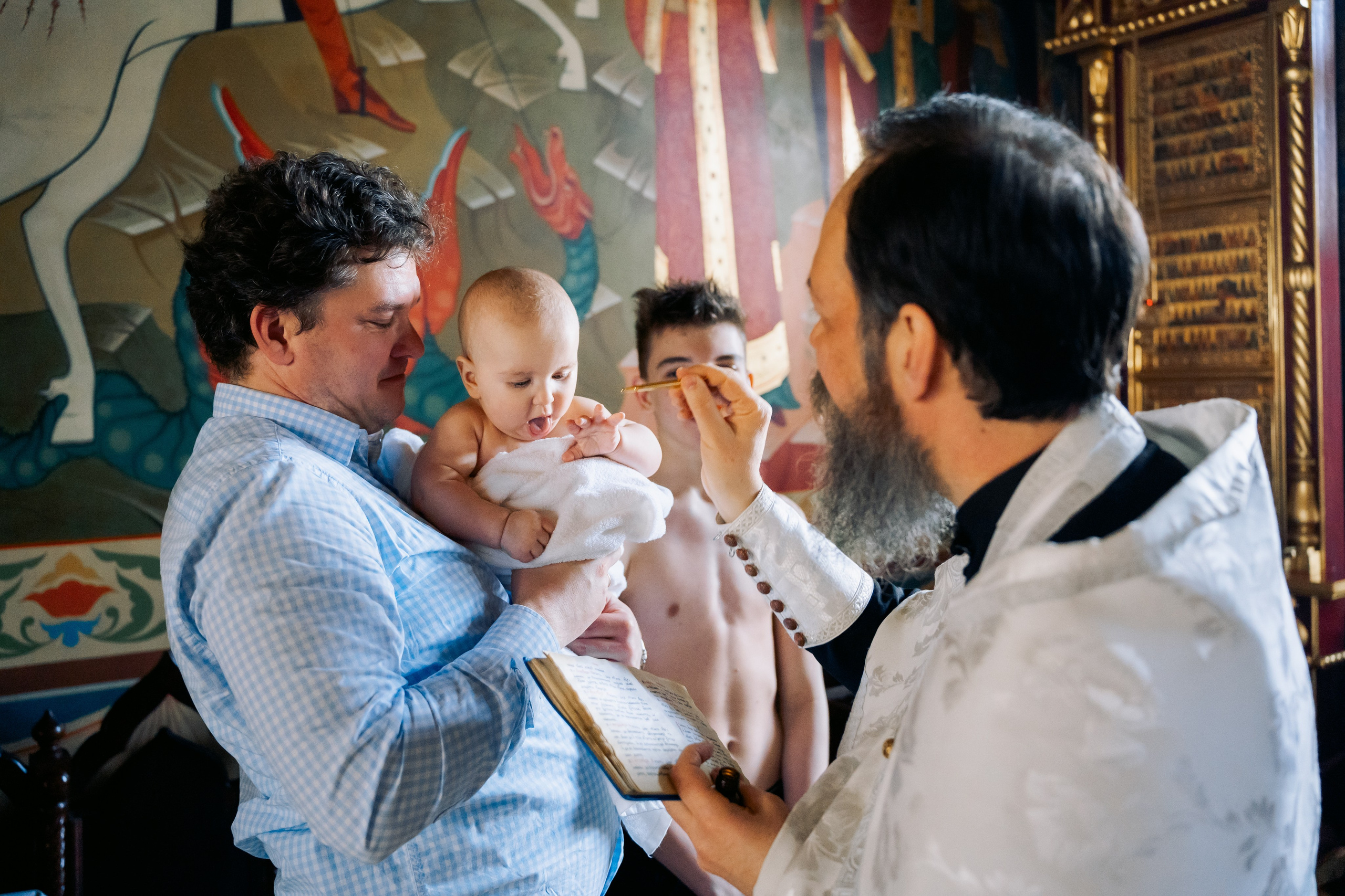 Крещение Мирона. Фотограф Казакова Анастасия