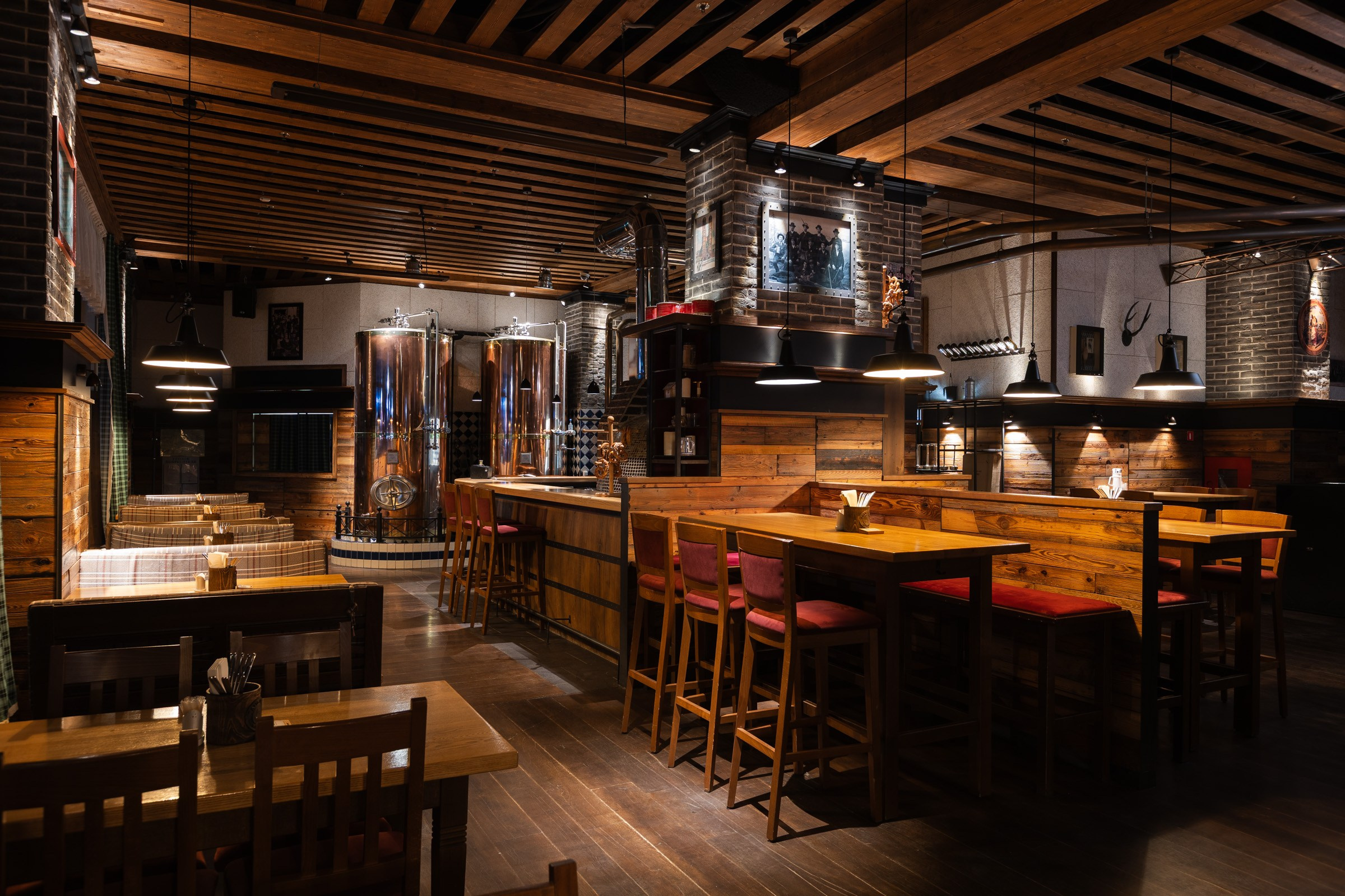 Съемка ресторана PAULANER в городе Краснодар. Архитектурный и интерьерный фотограф в Краснодаре | Дмитрий Демской