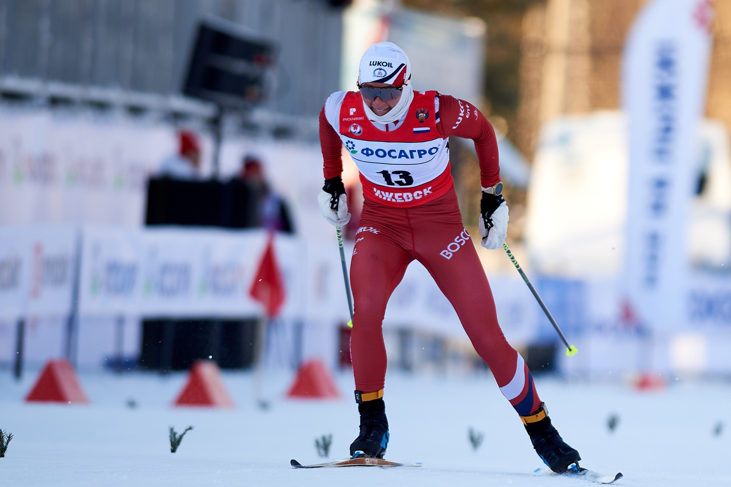 VI этап ФосАгро Кубка России по лыжным гонкам. Спринт. Ижевск 25.01.2025. Спортивный репортажный фотограф в Ижевске Сергей Мерзляков