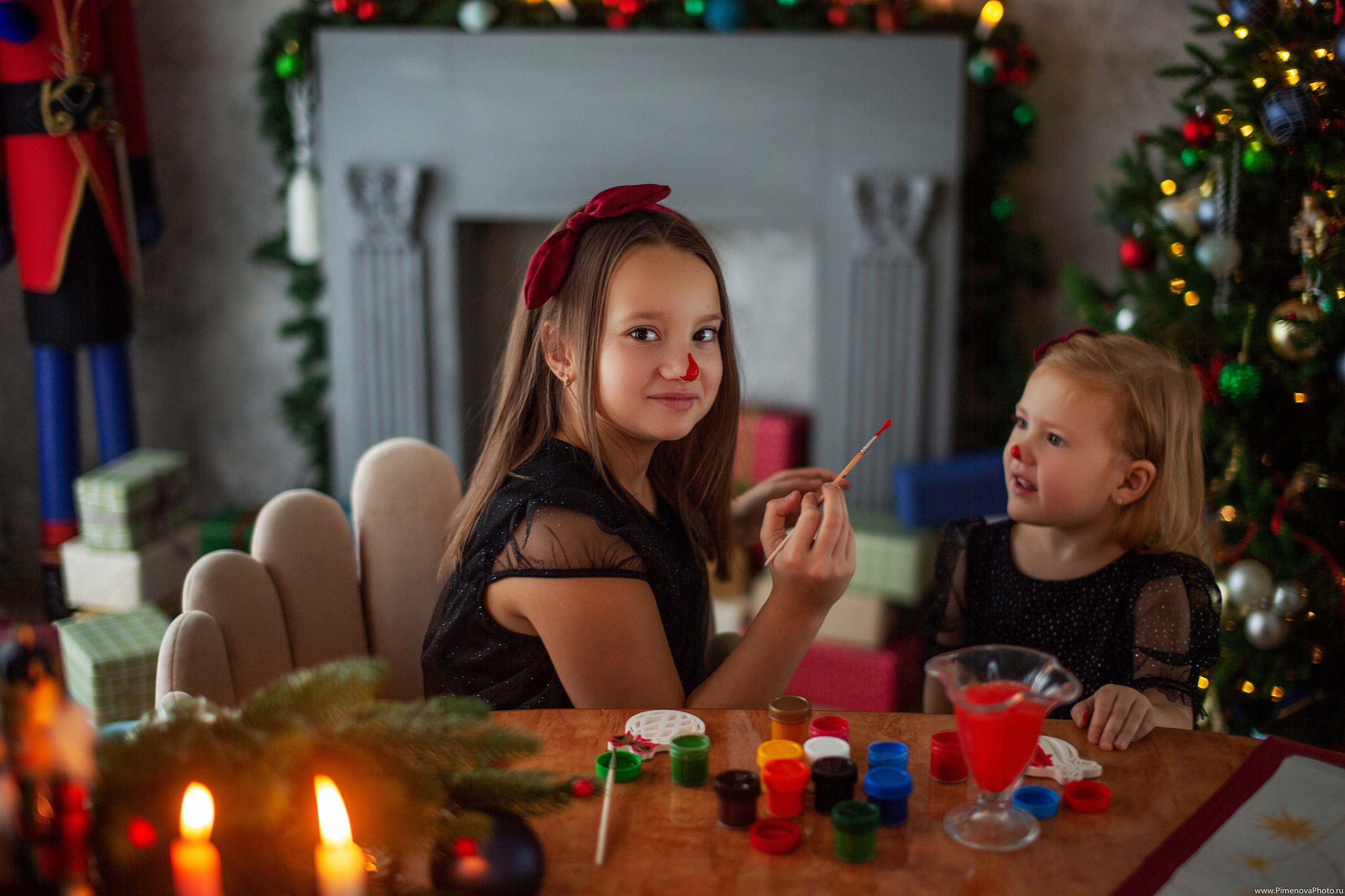 Новогодняя сказка Вари и Маруси, 2024. Семейный и детский фотограф в Петрозаводске