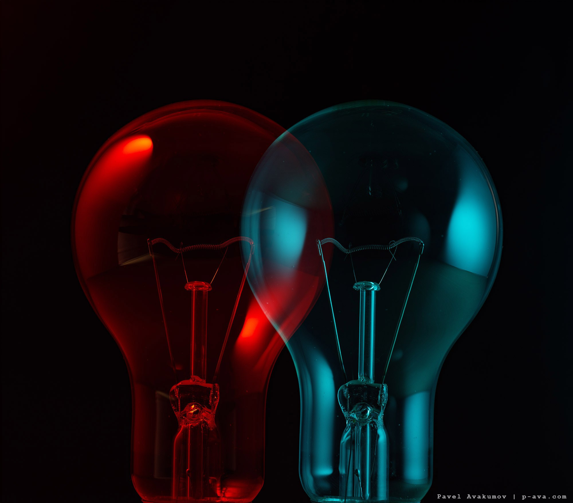 Лампа накаливания в режиме наложения Linear Dodge (Add)