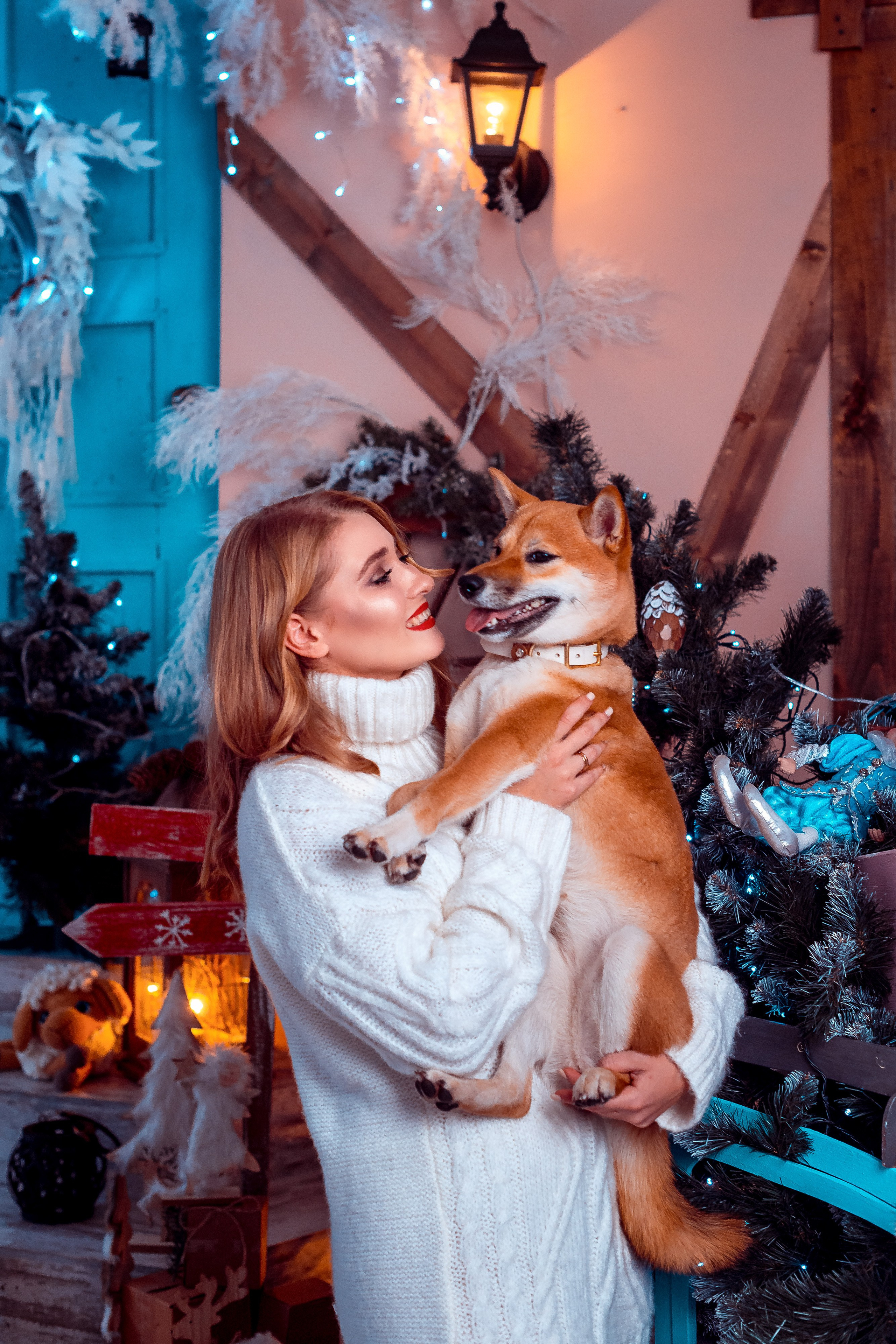 Элина и Симба Сиба-Ину. Женский фотограф Крещение Венчание Москва Брянск