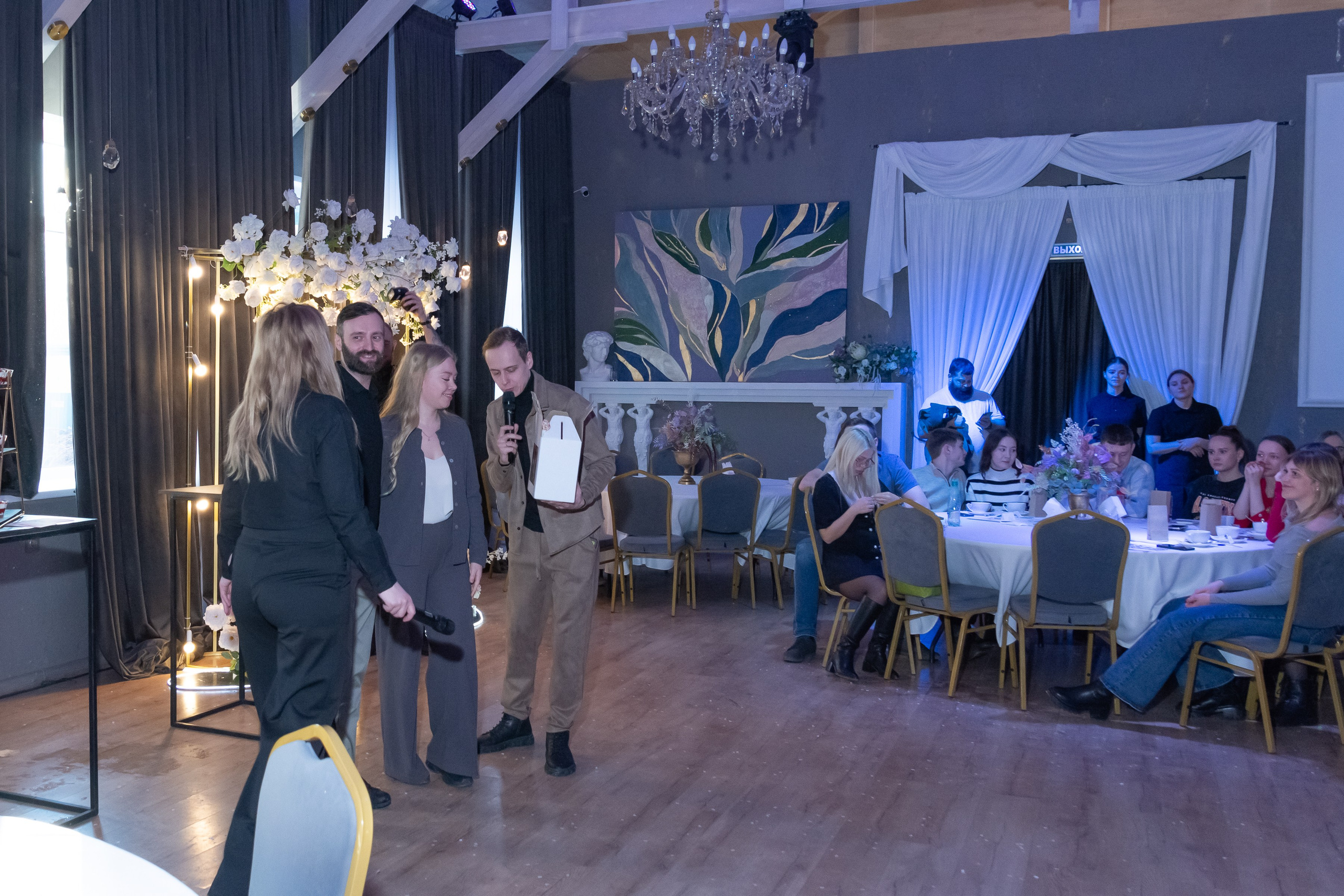 Свадебное чаепитие для молодоженов