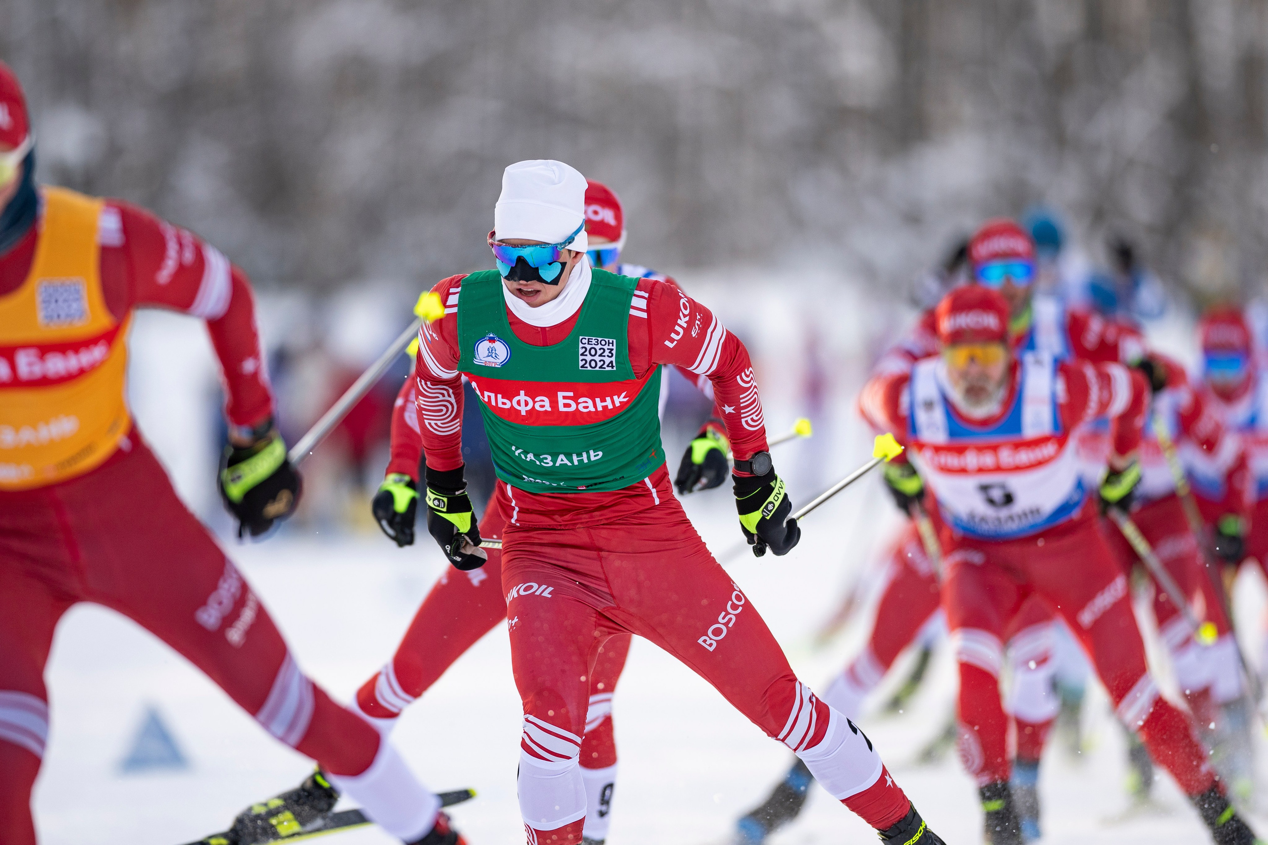 Кубок России по лыжным гонкам. Мужчины скиатлон. Спортивный репортажный фотограф Казань Нафис Сиразетдинов