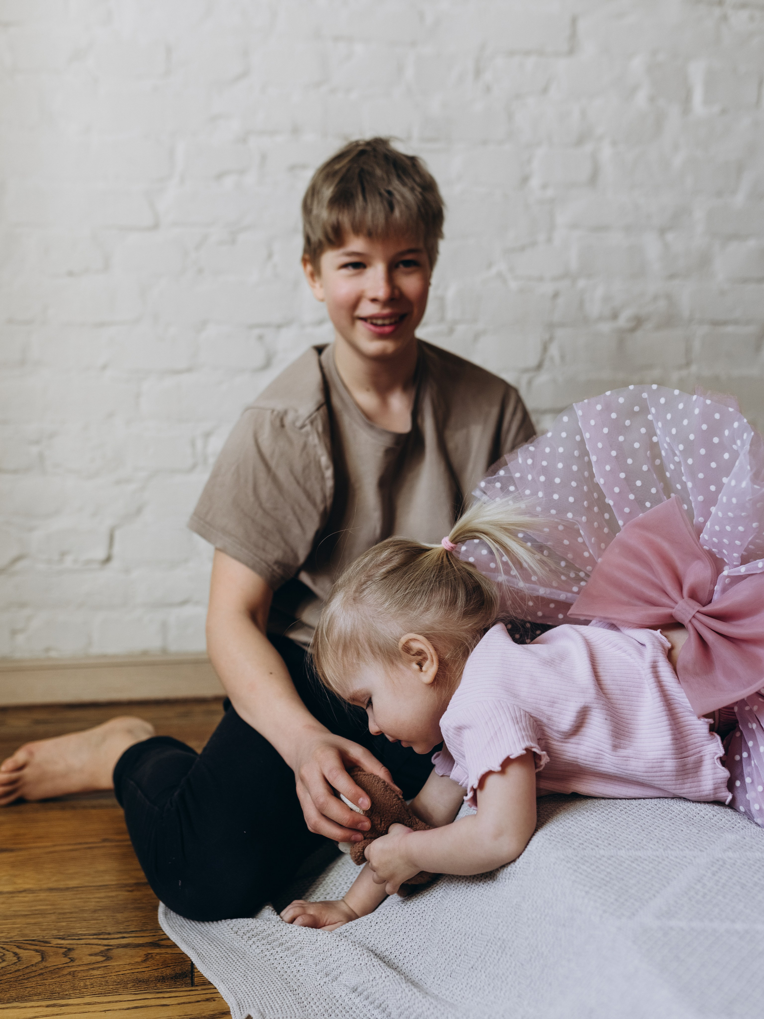 Сёстры — братья. Фотограф Людмила Оюн